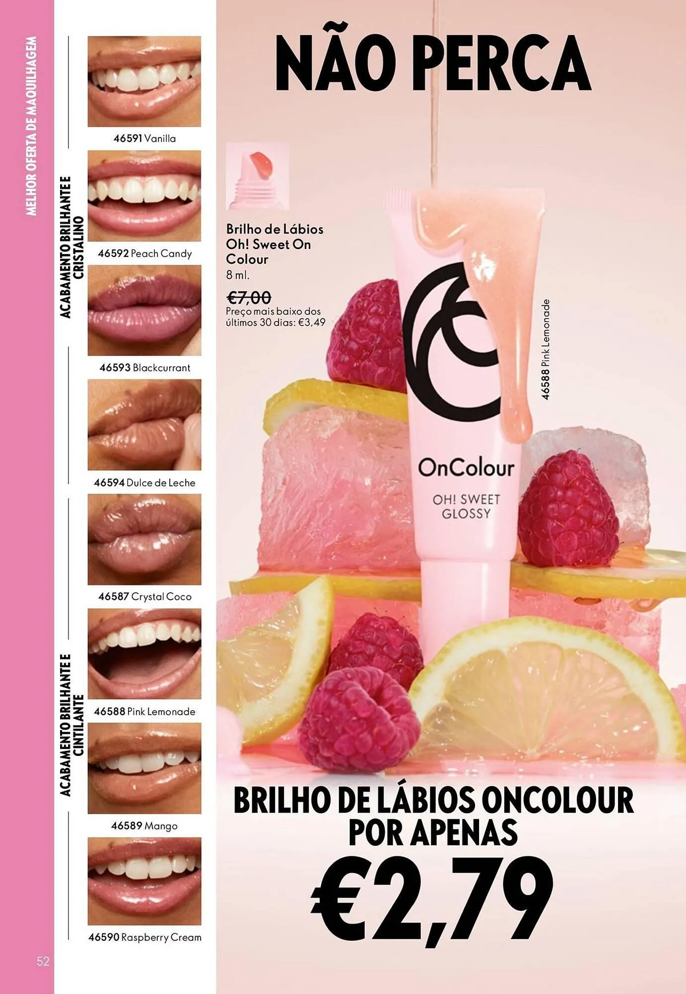 Folheto Catálogo Oriflame de 1 de outubro até 21 de outubro 2025 - Pagina 52