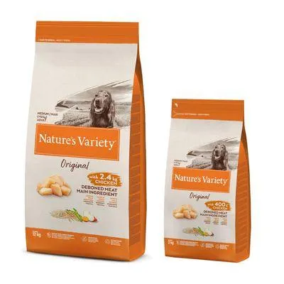 Nature's Variety 14 kg ração para cães em promoção: 12 + 2 kg grátis!