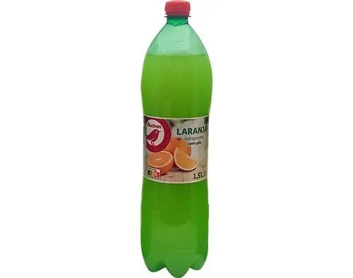 refrigerante auchan com gás laranja 1.5l