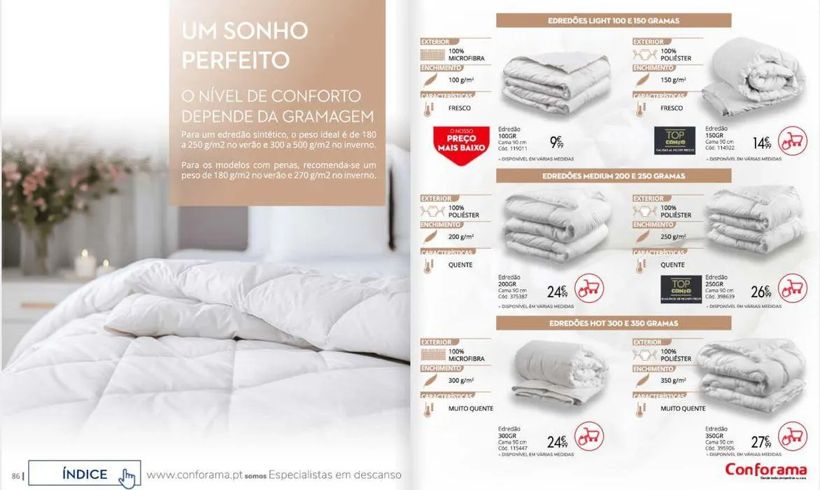 Folheto Folheto Conforama de 1 de agosto até 29 de outubro 2024 - Pagina 44