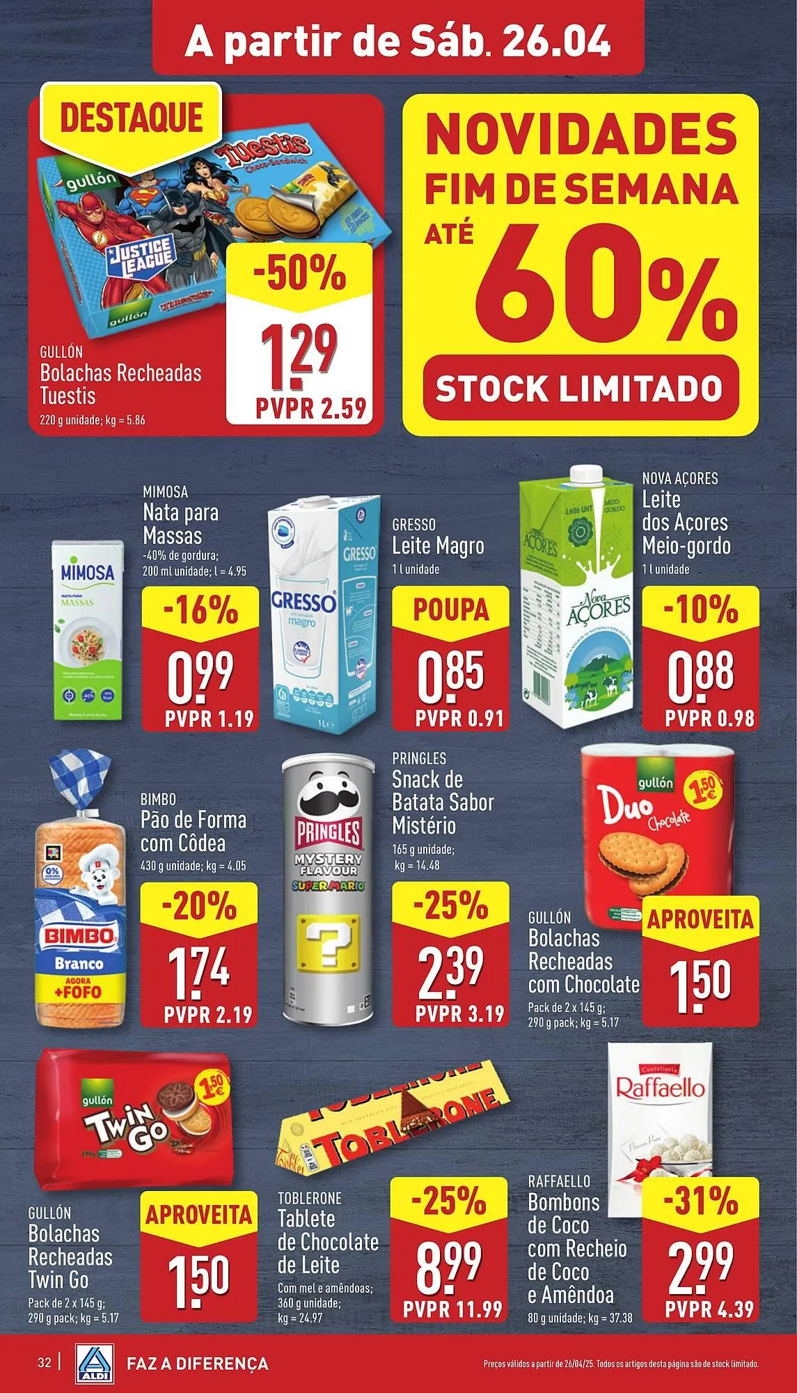 Folheto Folheto ALDI de 23 de abril até 29 de abril 2025 - Pagina 32