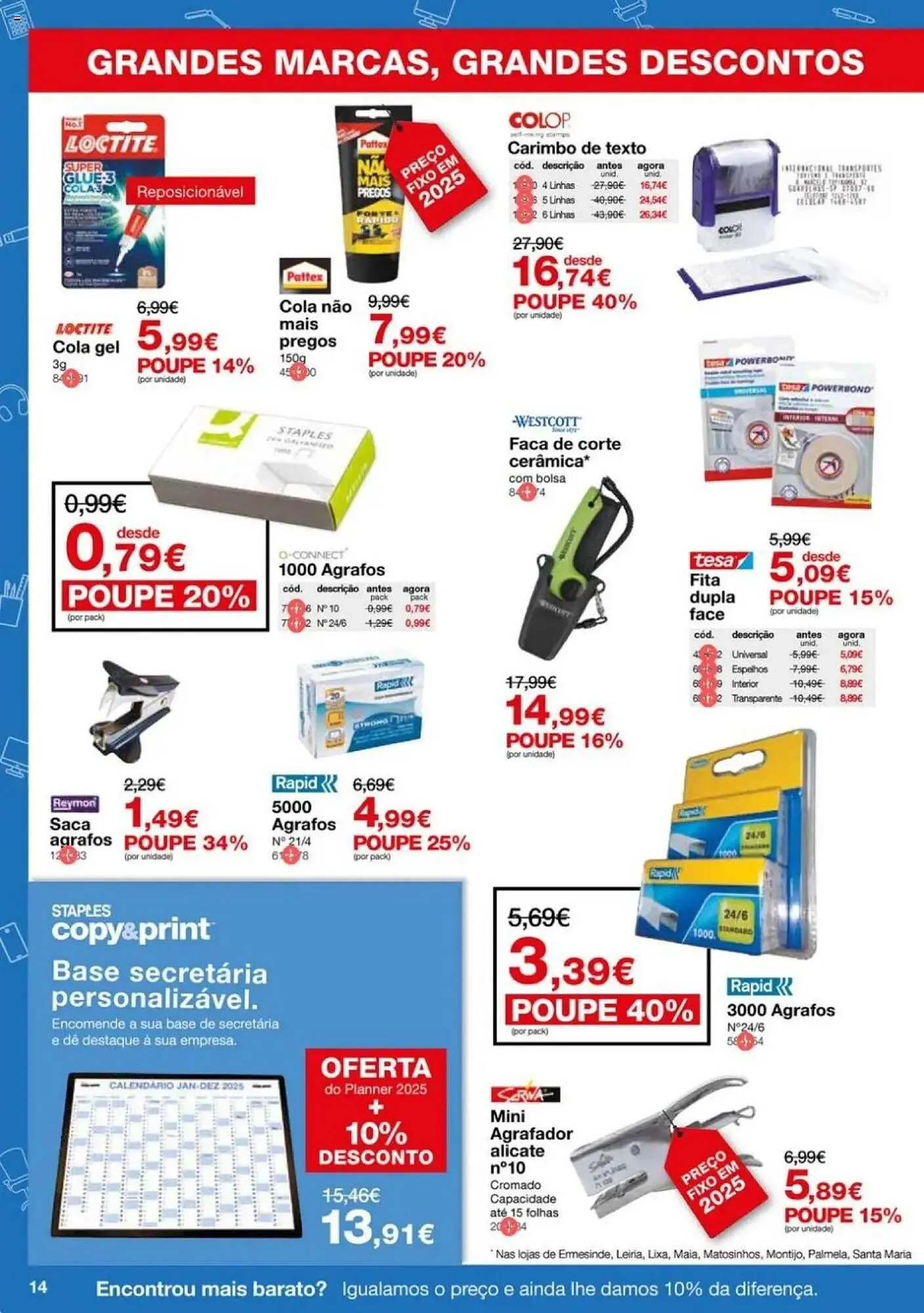 Folheto Folheto Staples de 2 de janeiro até 20 de fevereiro 2025 - Pagina 14