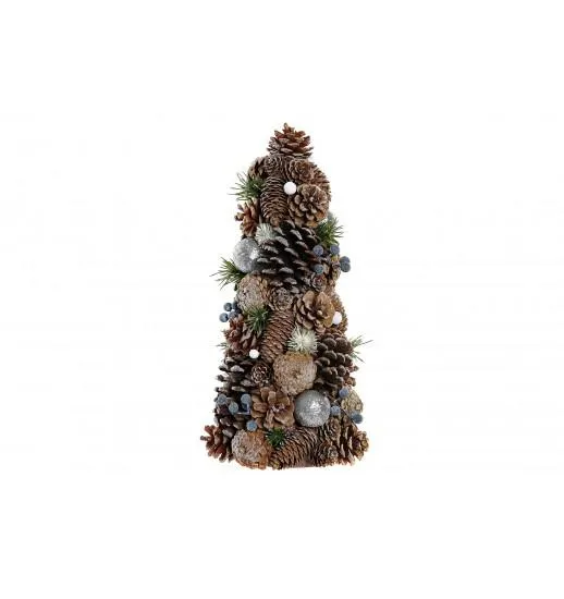 CONE PINHA PVC FRUTAS NEVADO 19*19*38 - NV-184358