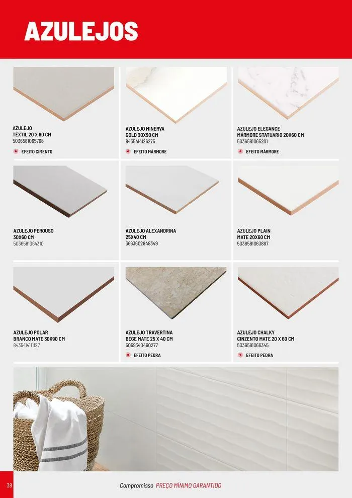 Folheto Catálogo de Casa De Banho de 8 de agosto até 31 de dezembro 2024 - Pagina 38