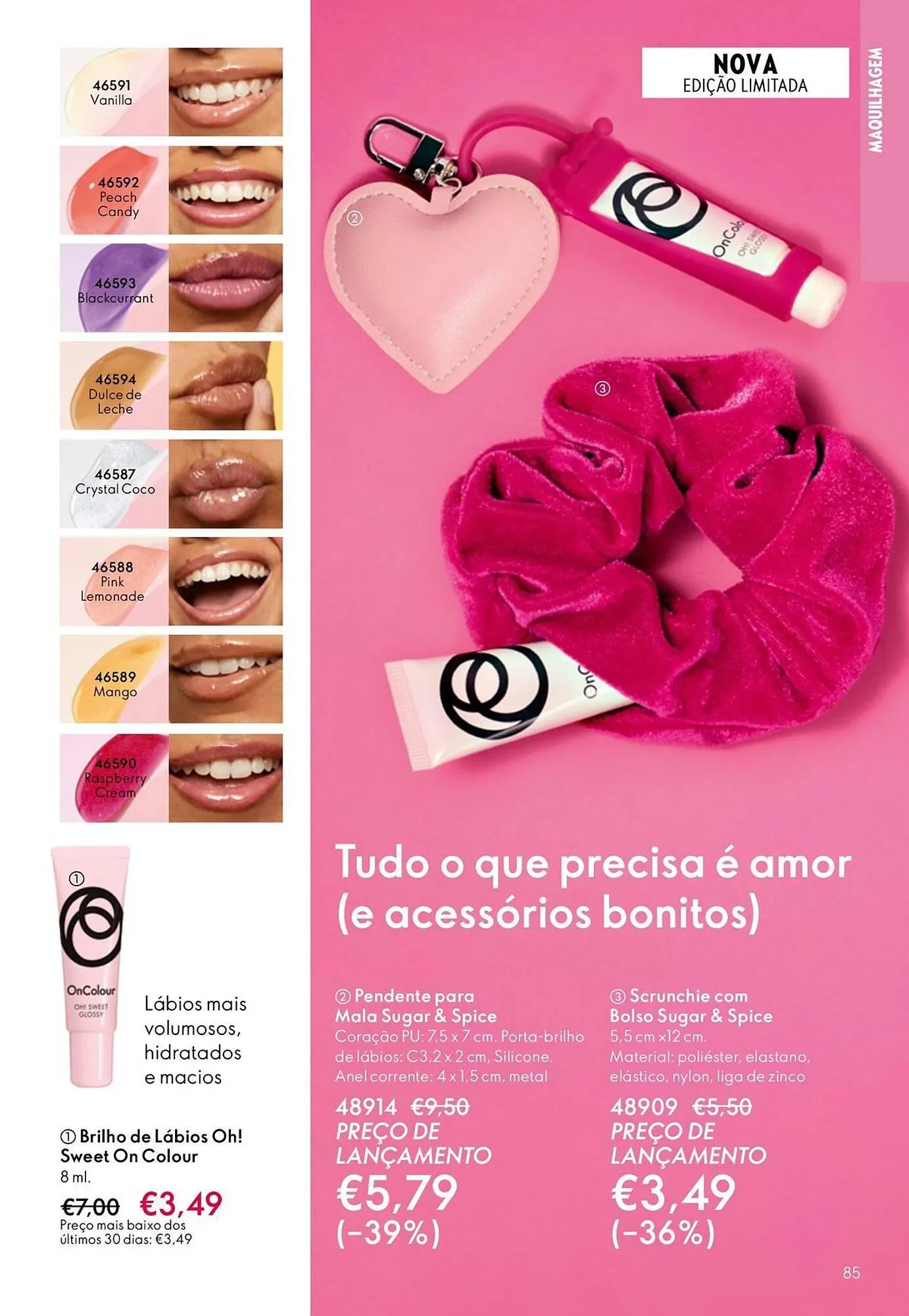 Folheto Catálogo Oriflame de 21 de janeiro até 10 de fevereiro 2026 - Pagina 85