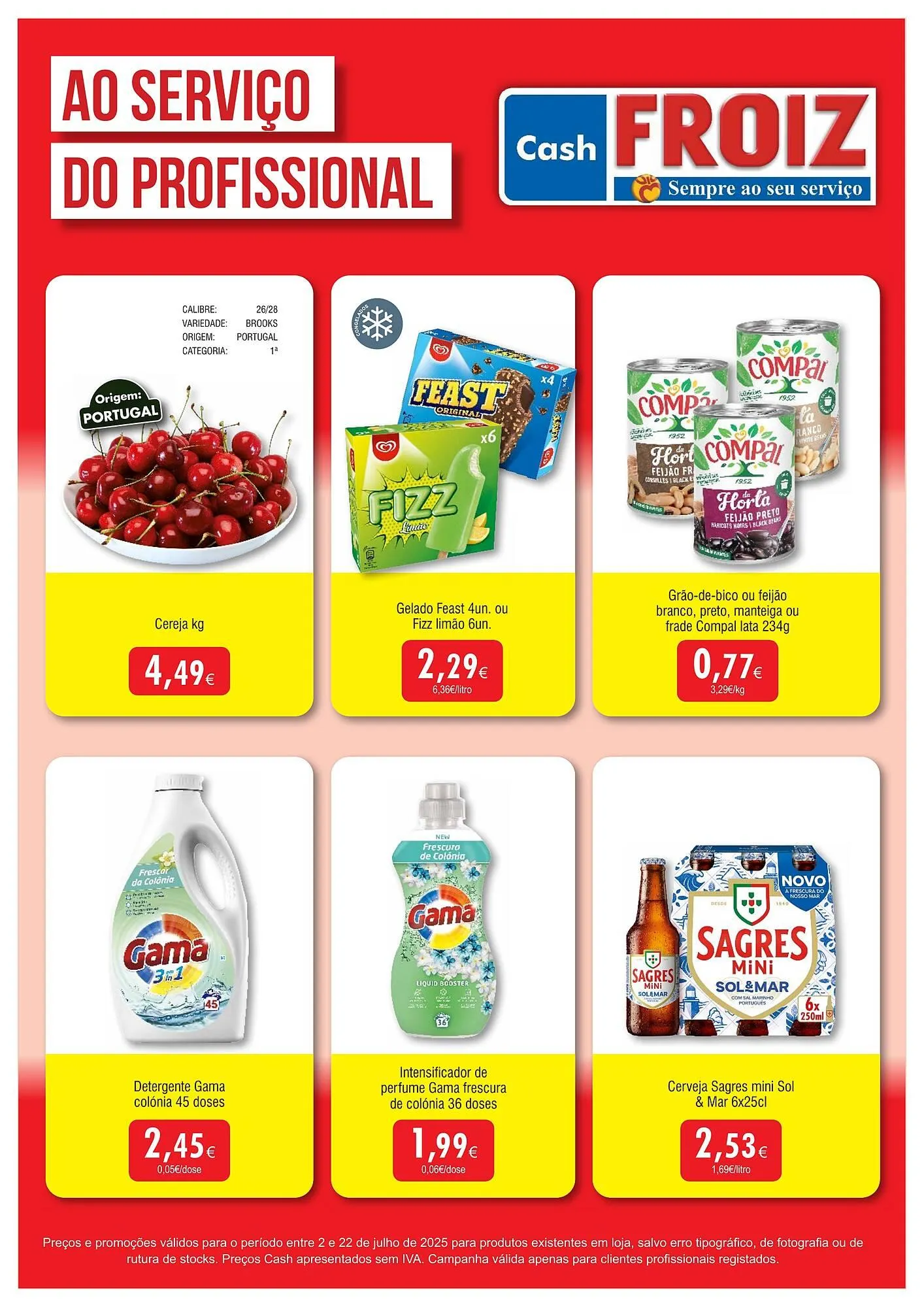 Folheto Folheto Froiz de 2 de julho até 22 de julho 2025 - Pagina 1