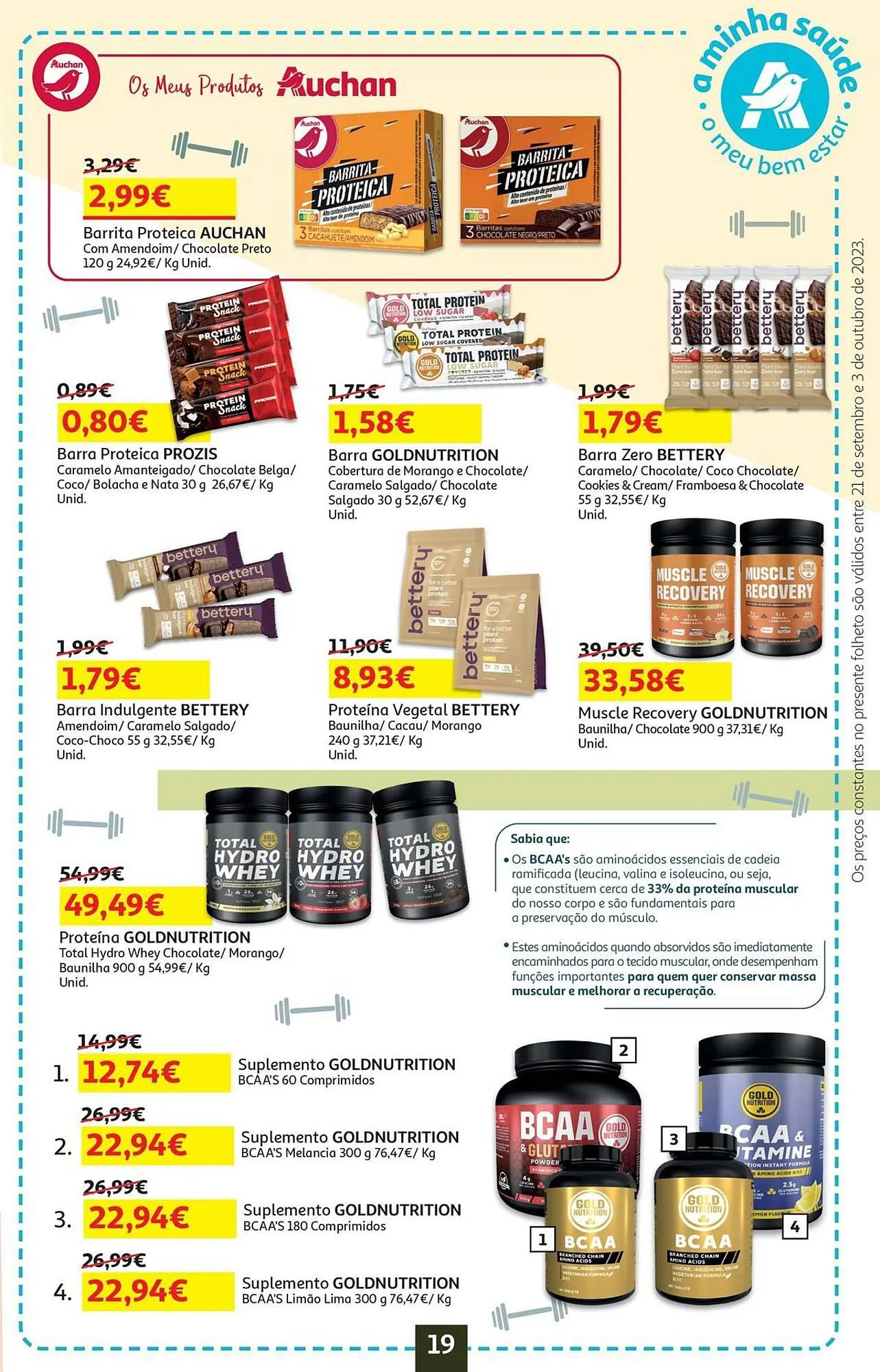 Folheto Folheto Auchan de 21 de setembro até 3 de outubro 2023 - Pagina 19