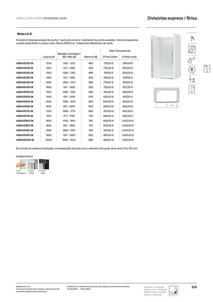 Folheto Soluções de Banho  de 6 de janeiro até 31 de dezembro 2025 - Pagina 111