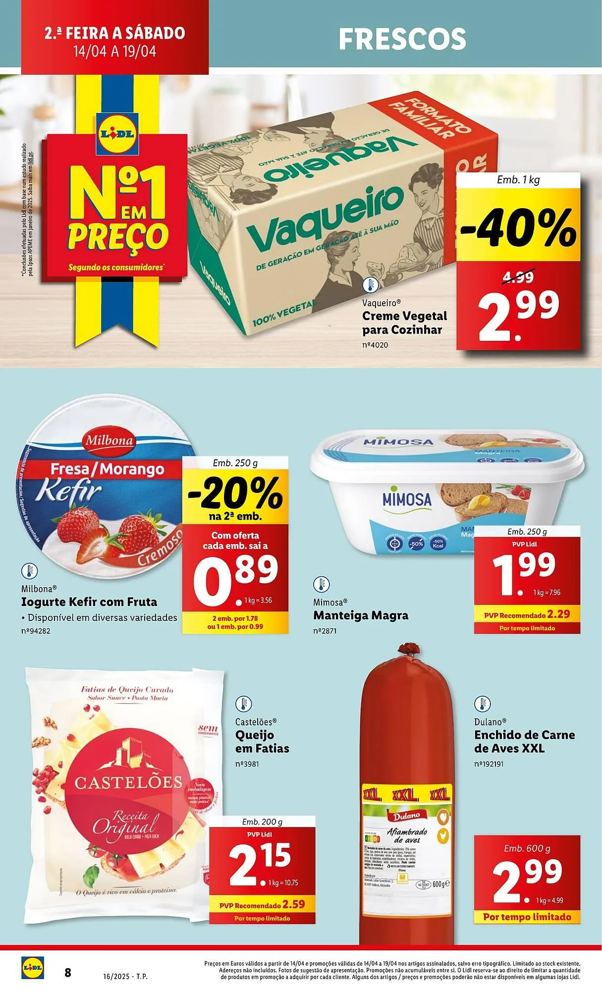 Folheto Folheto Lidl de 14 de abril até 19 de abril 2025 - Pagina 8