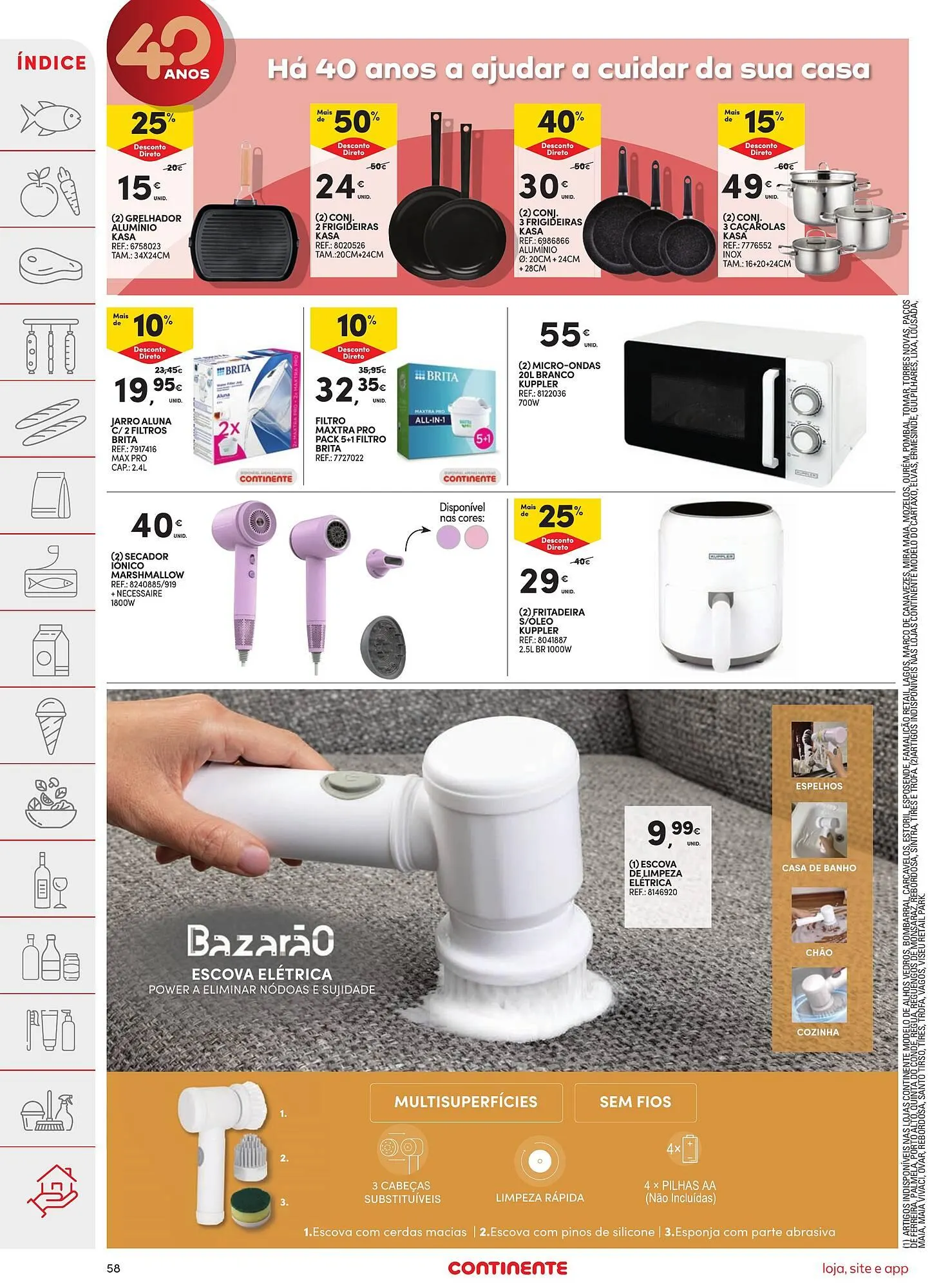 Folheto Folheto Continente de 18 de março até 24 de março 2025 - Pagina 58