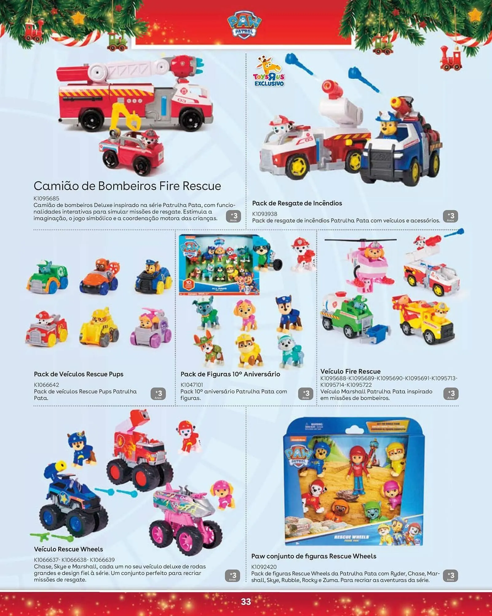 Folheto Catálogo Toys R Us de 5 de novembro até 5 de janeiro 2026 - Pagina 33