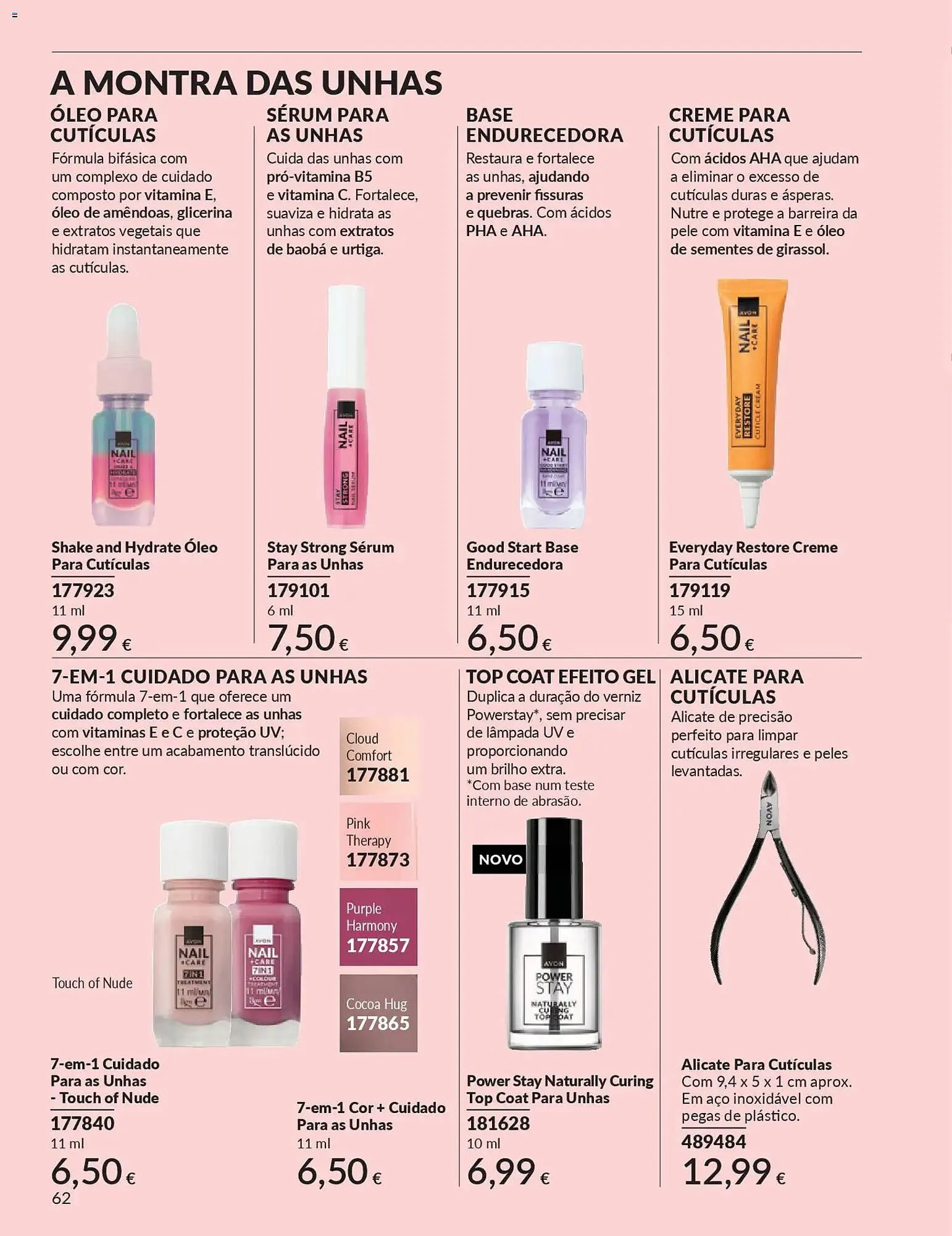 Folheto Catálogo Avon de 1 de abril até 1 de maio 2026 - Pagina 62