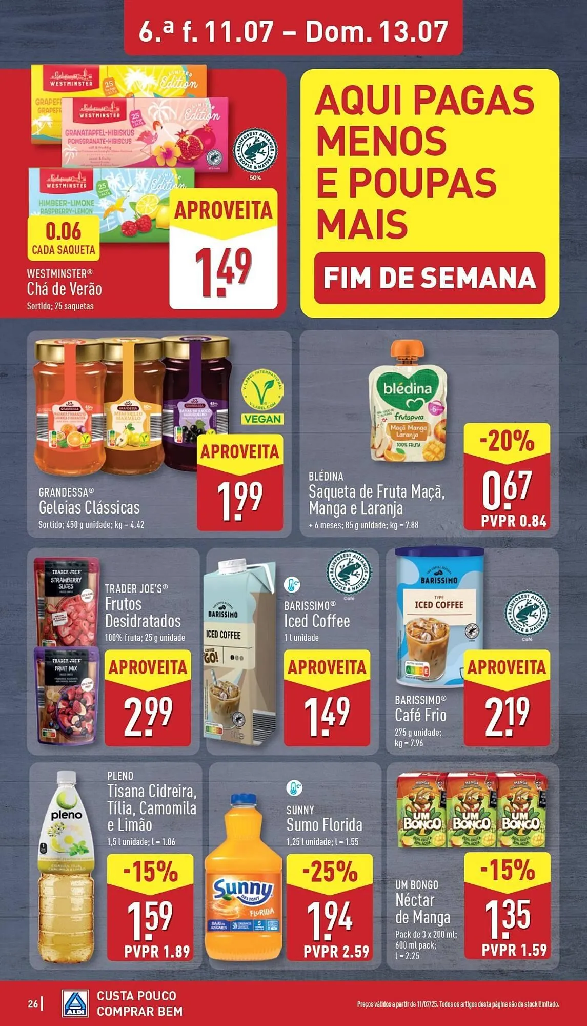 Folheto Folheto ALDI de 7 de julho até 13 de julho 2025 - Pagina 26