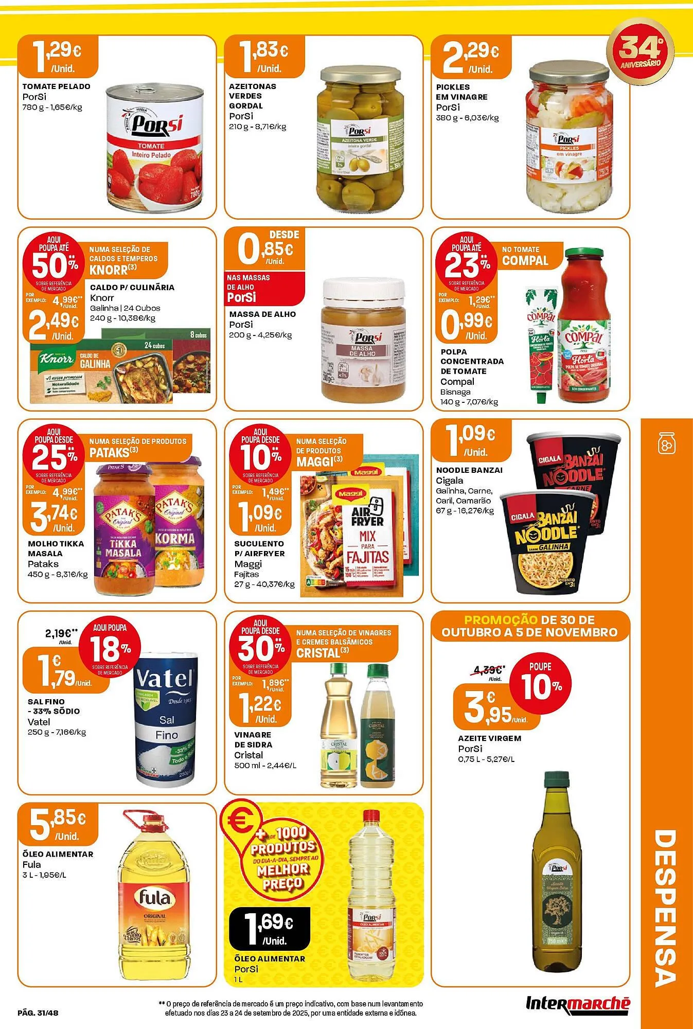 Folheto Folheto Intermarché de 30 de outubro até 5 de novembro 2025 - Pagina 31