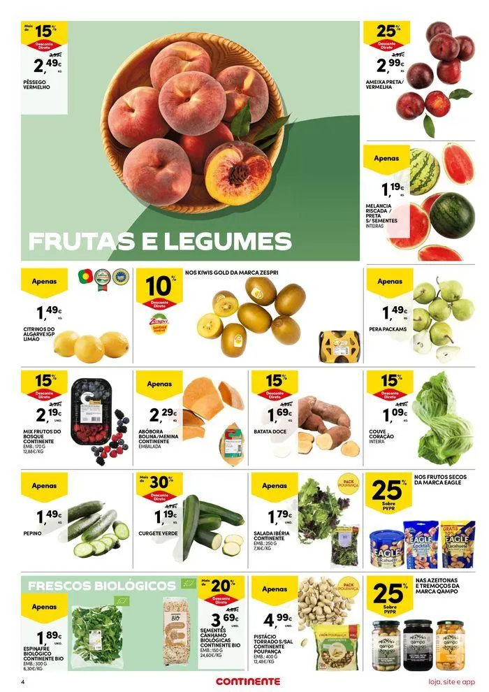 Folheto Folheto Semanal Continente Bom Dia de 26 de junho até 1 de julho 2024 - Pagina 4