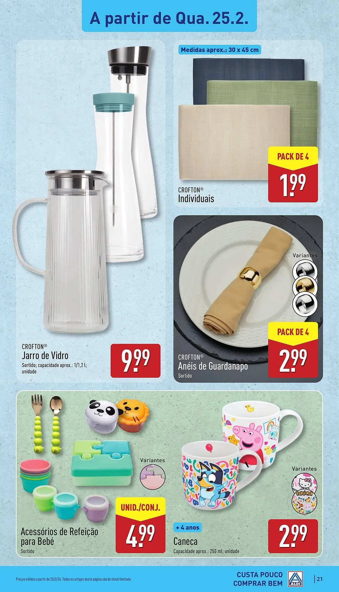 Folheto Folheto ALDI de 23 de fevereiro até 1 de março 2026 - Pagina 21