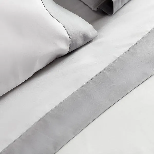 Lençol de Cima Cinza/Cinza Escuro Camalisa