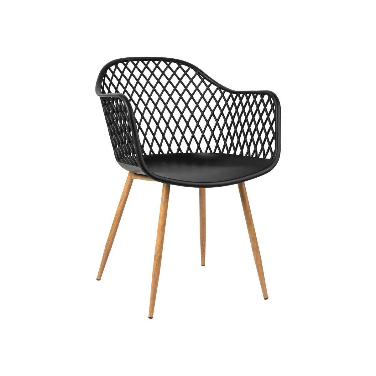 Conjunto De 2 Cadeiras Wick Pretas