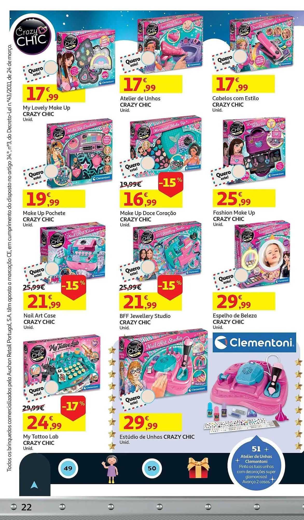 Folheto Folheto Auchan de 5 de novembro até 9 de dezembro 2025 - Pagina 22