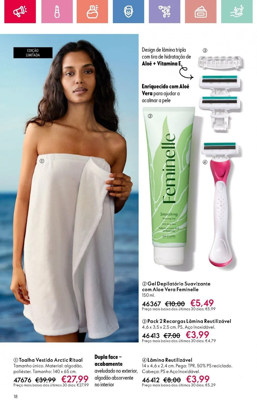 Folheto Folheto de Oriflame até 05.07.2025 de 18 de junho até 5 de julho 2025 - Pagina 18