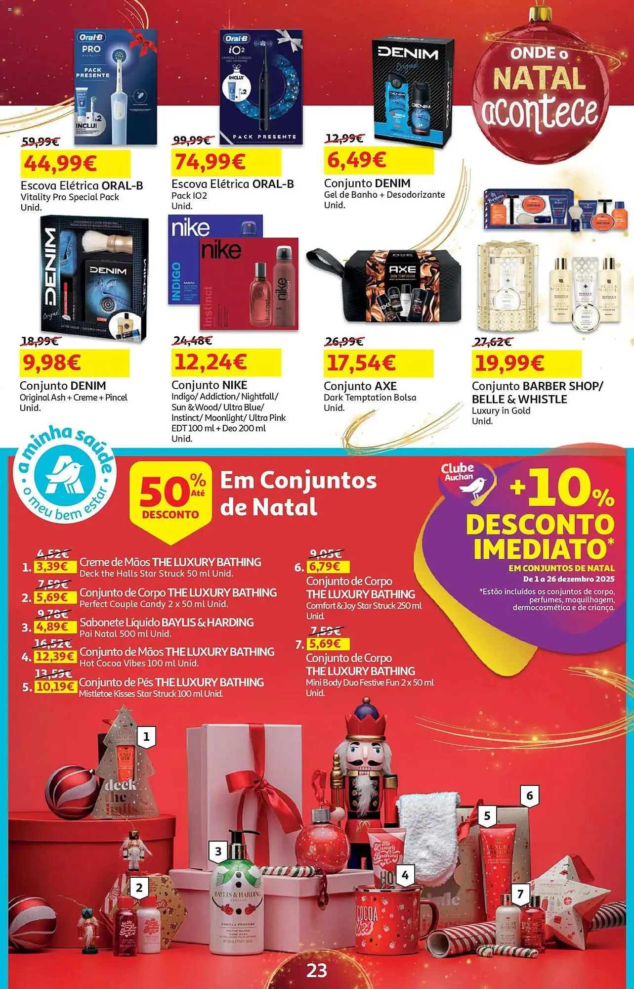 Folheto Folheto Auchan de 5 de dezembro até 25 de dezembro 2025 - Pagina 23
