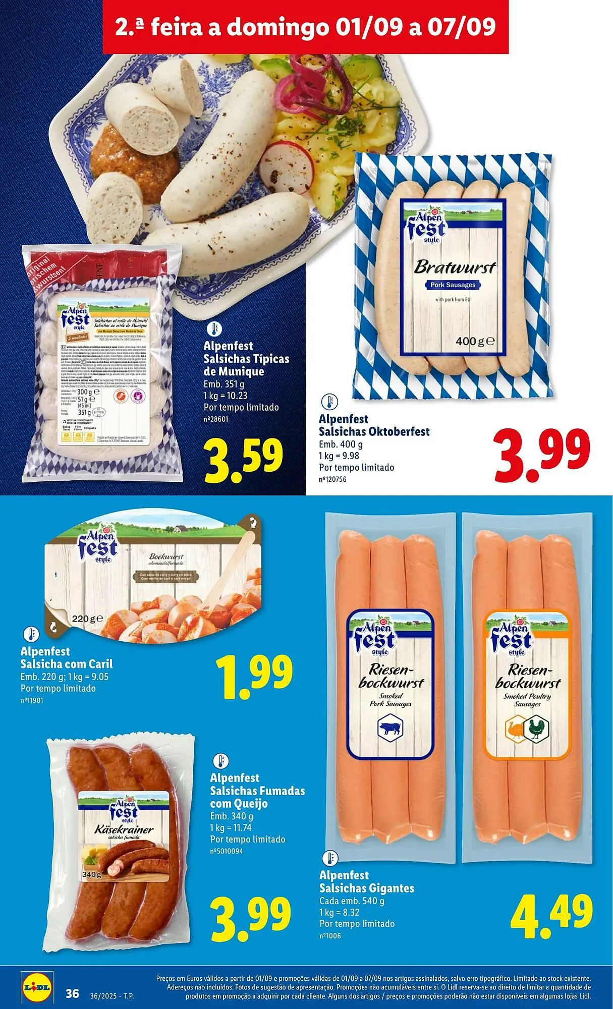 Folheto Folheto Lidl de 1 de setembro até 7 de setembro 2025 - Pagina 36