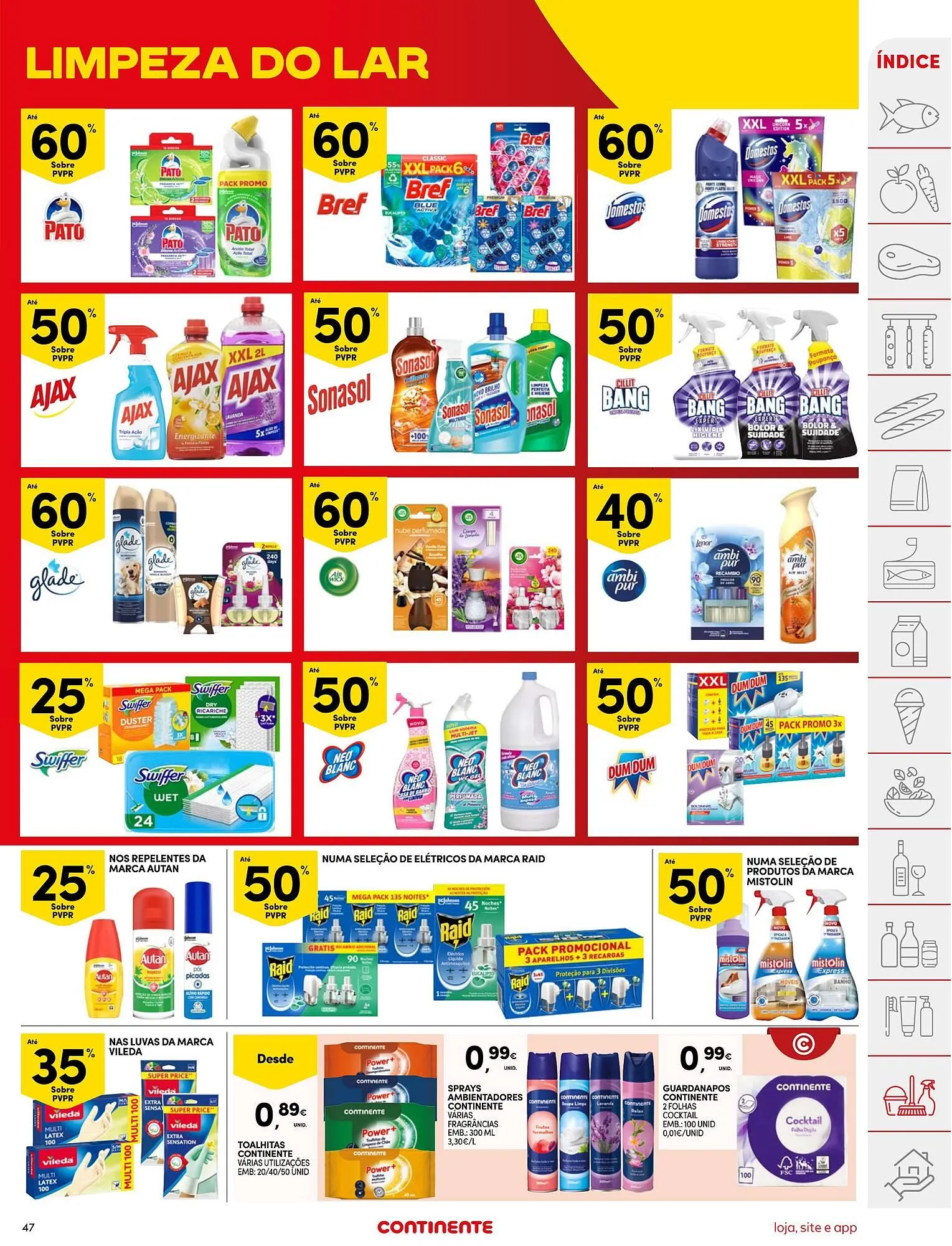 Folheto Folheto Continente de 26 de agosto até 1 de setembro 2025 - Pagina 47