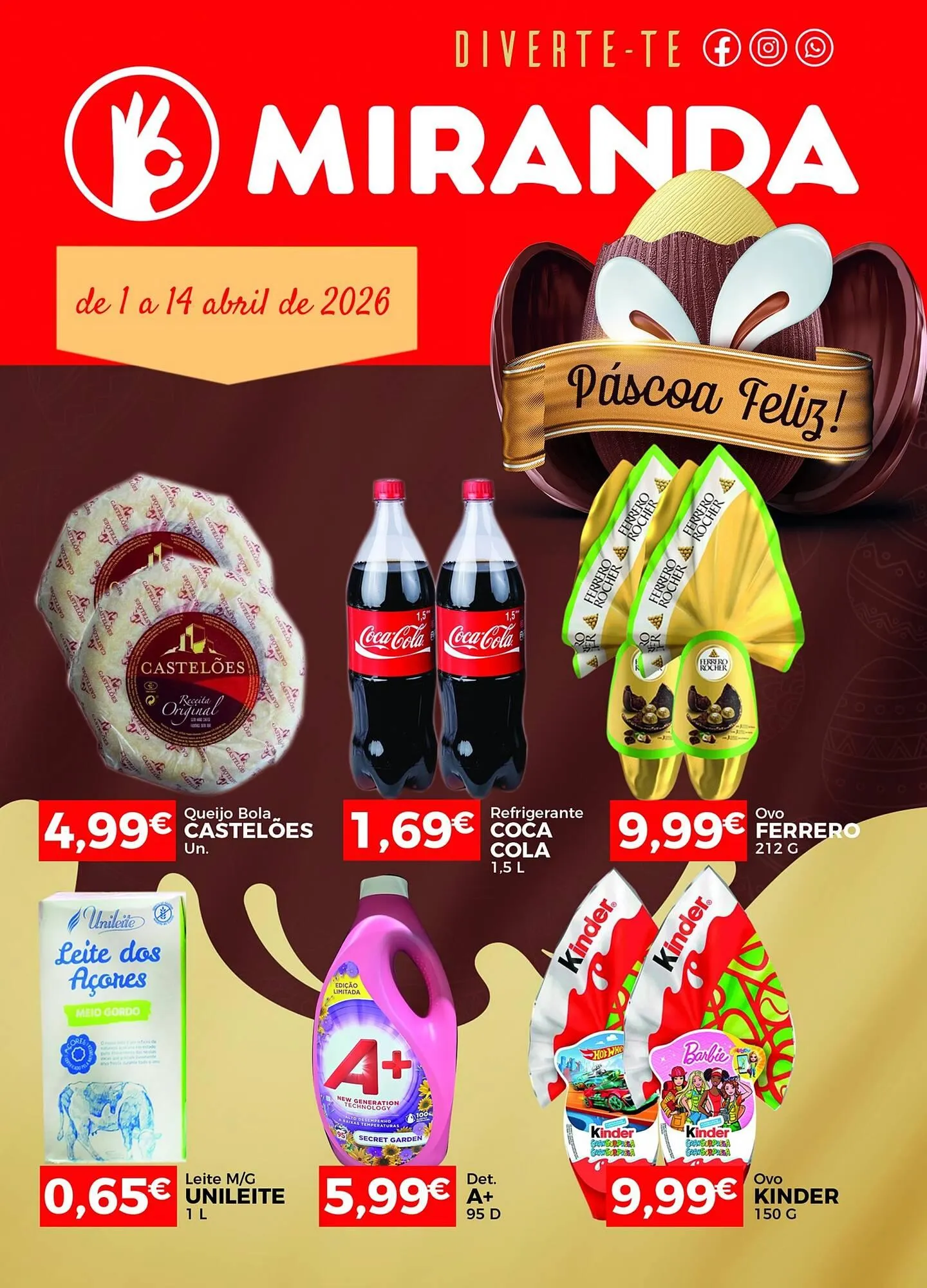 Folheto Miranda Supermercados - 1