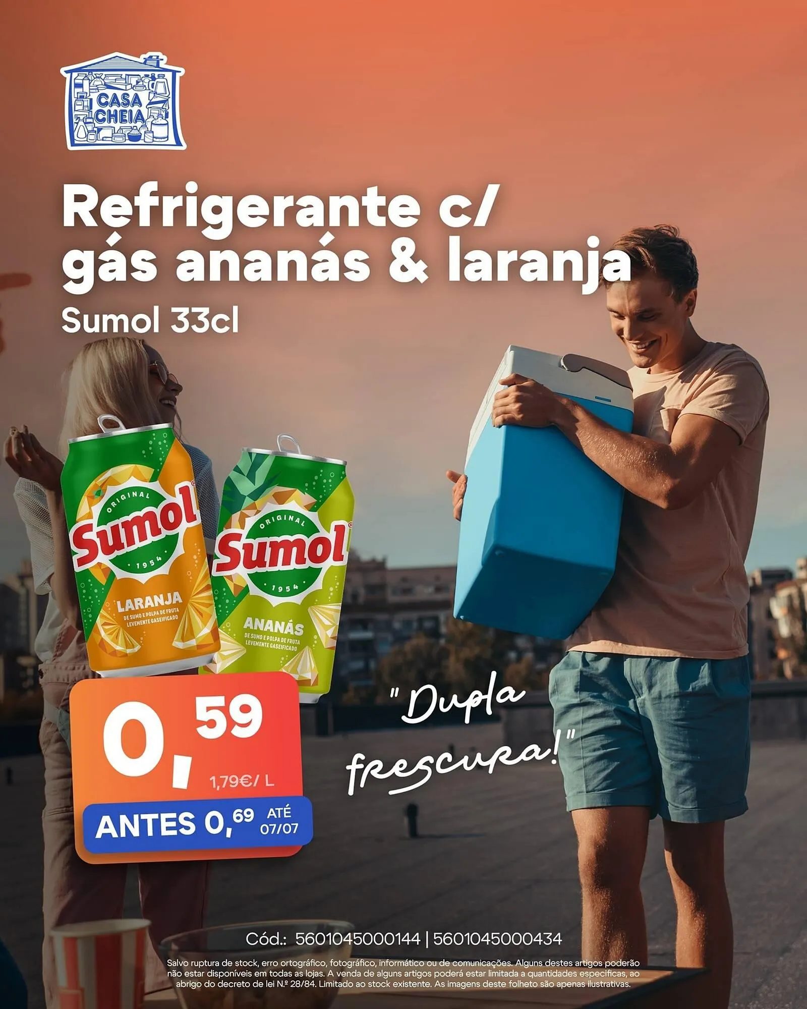 Folheto Folheto Casa Cheia de 1 de julho até 7 de julho 2025 - Pagina 1