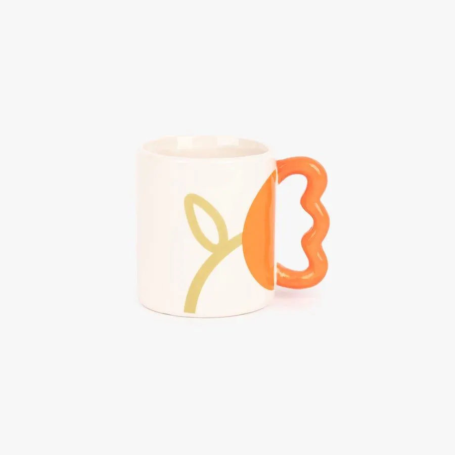 Caneca flor laranja FLOWER