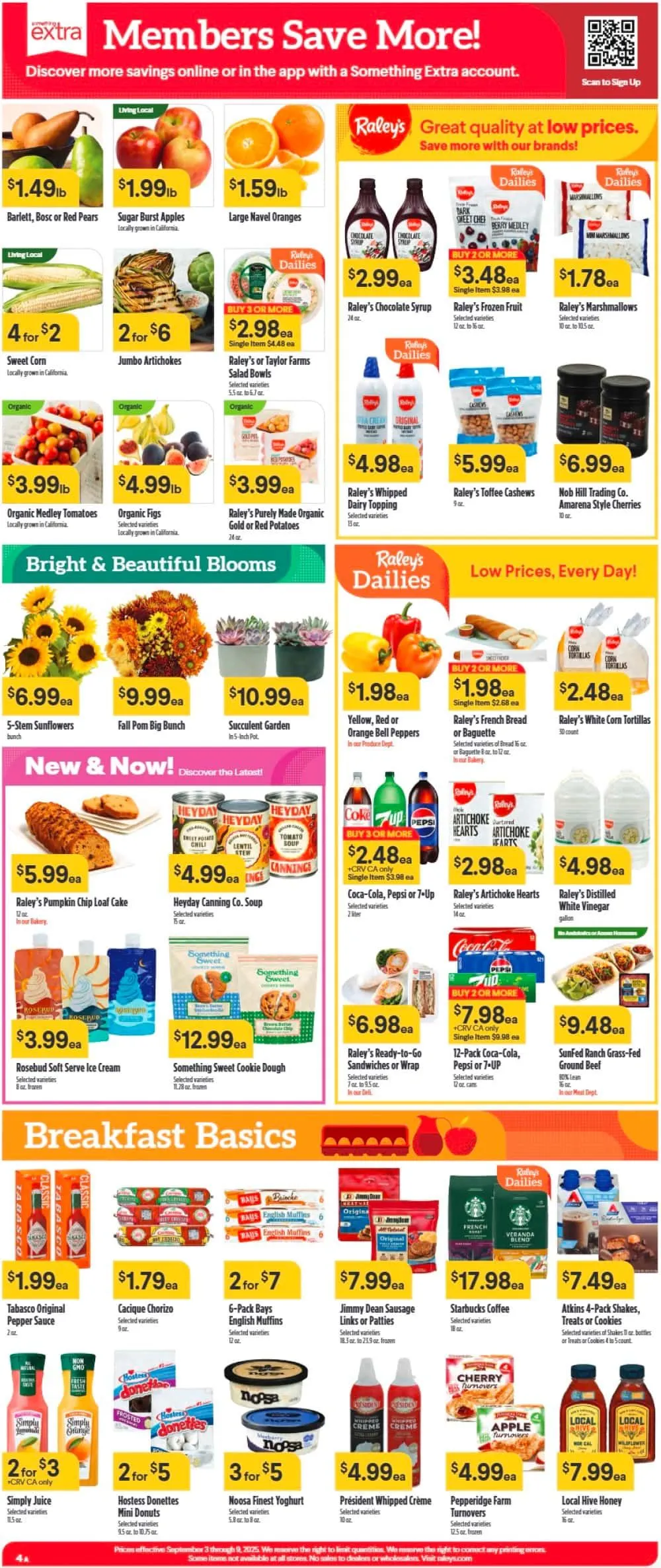 Weekly promotion Raley's weekly ads spanning from September 3 to September 9 2025 - Page 5 for Catalogue 365