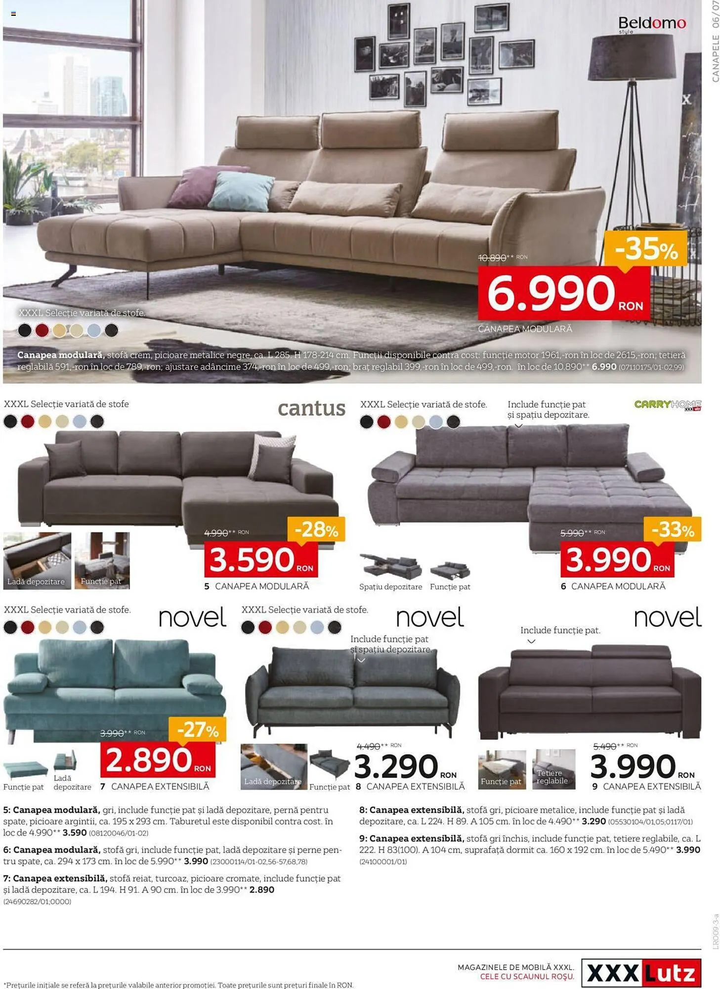 Catalog XXXLutz catalog de la 11 septembrie până la 8 octombrie 2023 - Revista Pagina 7