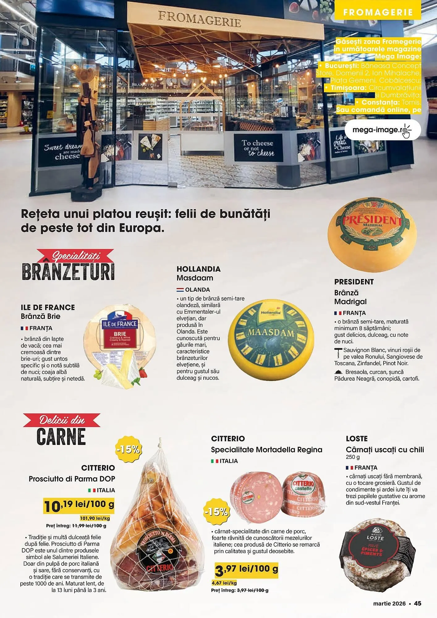 Catalog Catalog Mega Image de la 1 martie până la 31 martie 2026 - Revista Pagina 45