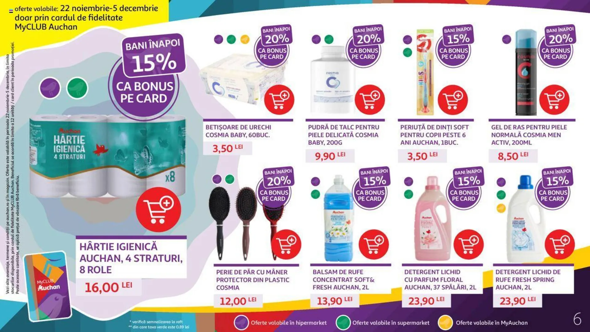 Catalog Auchan catalog de la 22 noiembrie până la 5 decembrie 2023 - Revista Pagina 6
