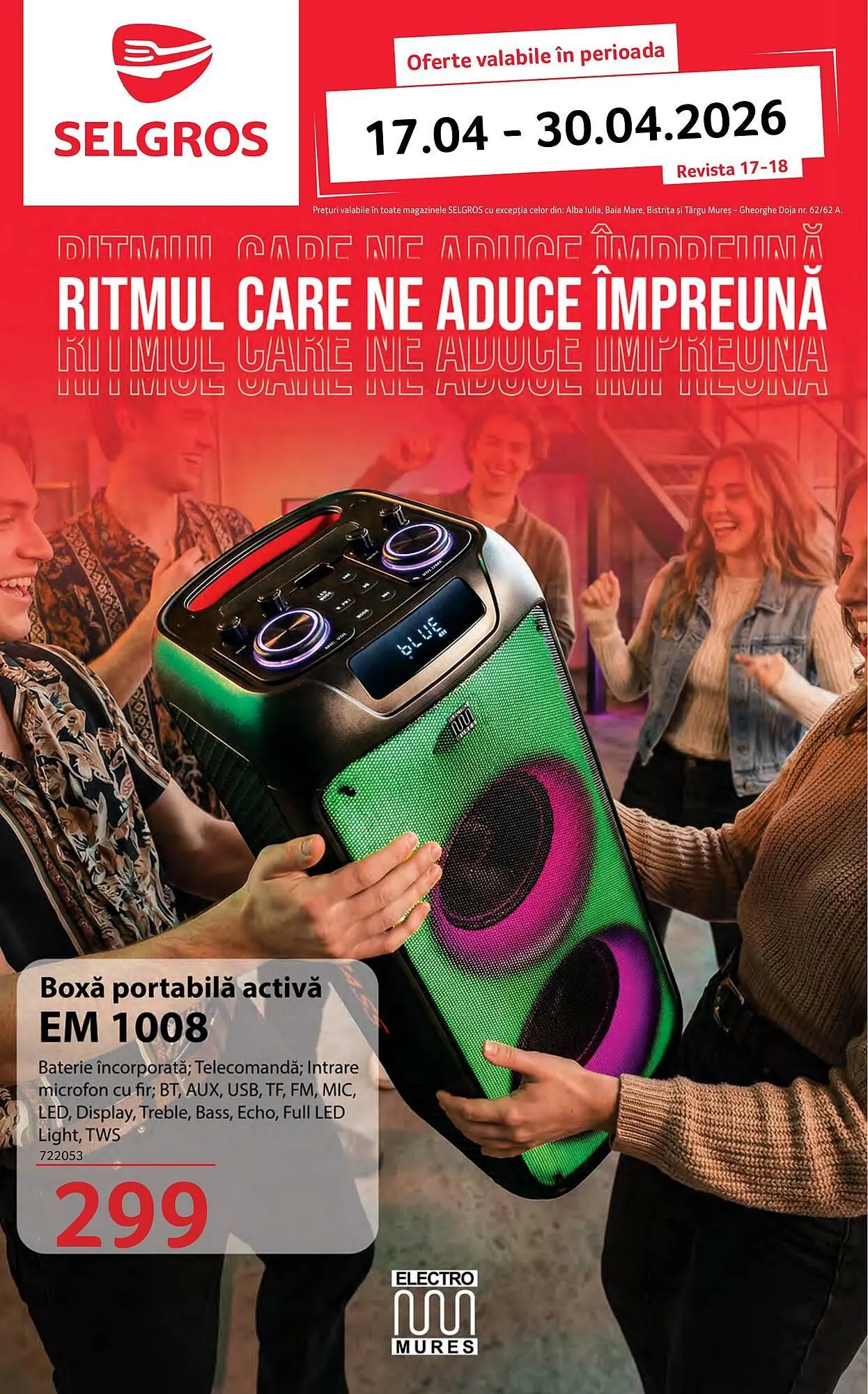 Catalog Catalog Selgros de la 17 aprilie până la 30 aprilie 2026 - Revista Pagina 1