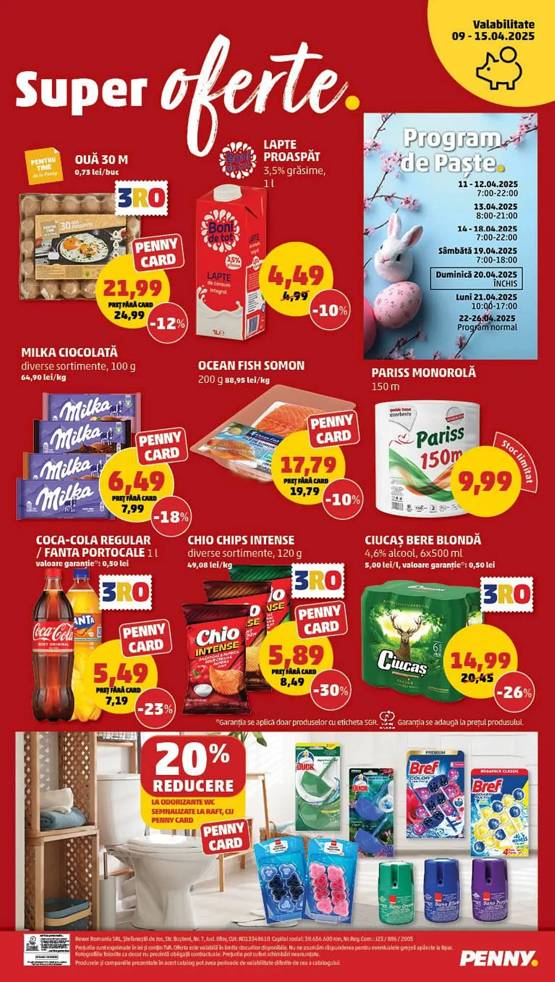 Catalog Catalog Penny de la 9 aprilie până la 15 aprilie 2025 - Revista Pagina 24
