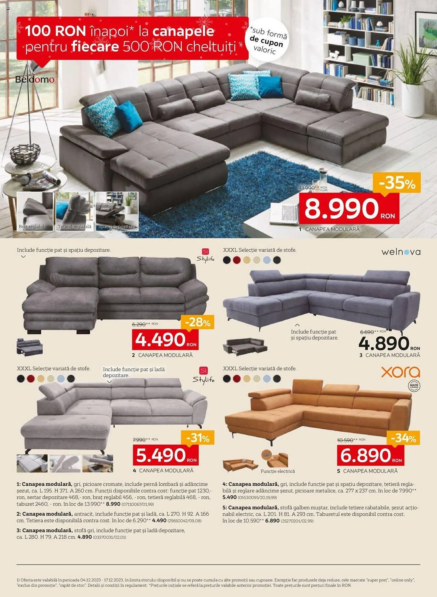 Catalog XXXLutz catalog de la 4 decembrie până la 31 decembrie 2023 - Revista Pagina 6