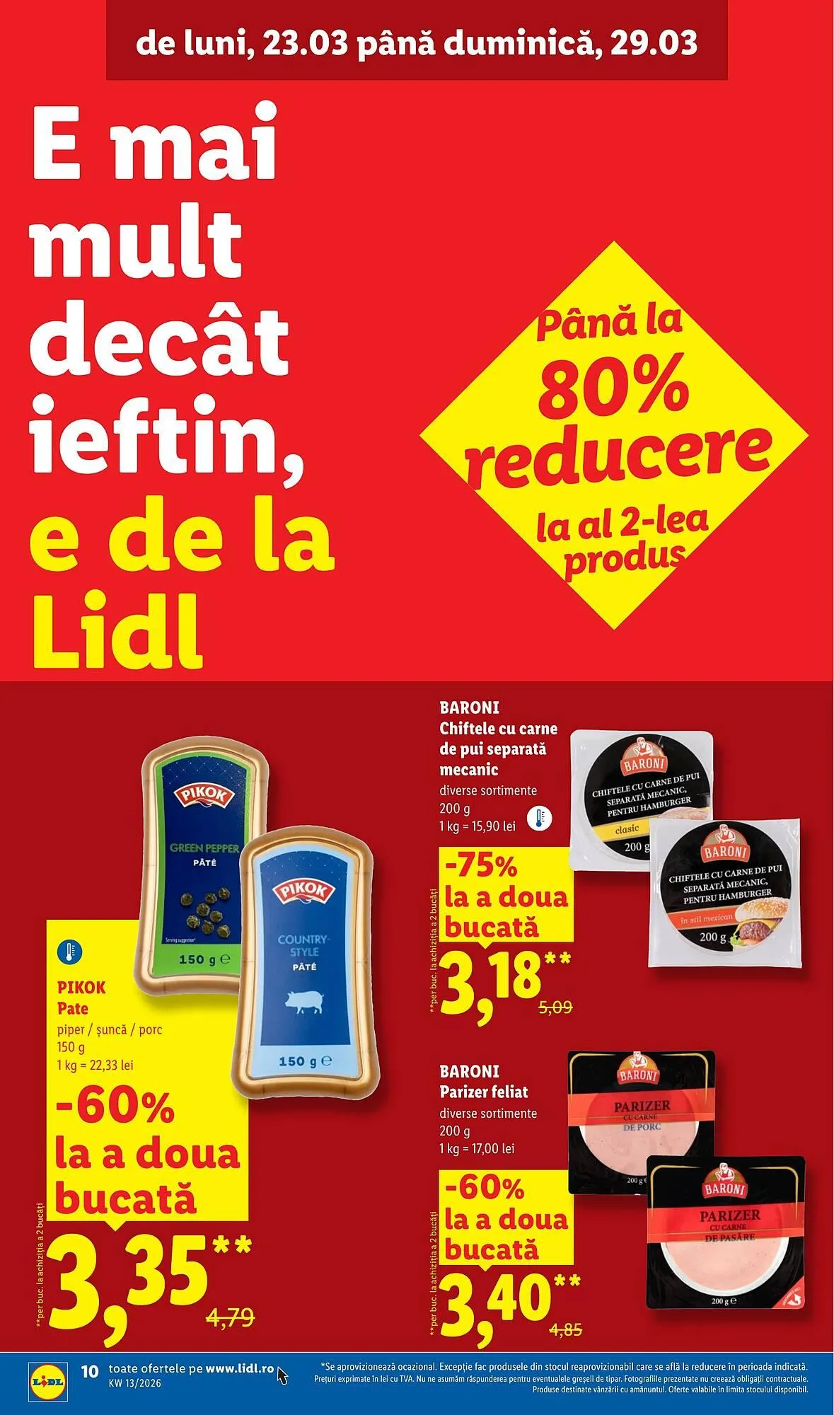 Catalog Catalog Lidl de la 23 martie până la 29 martie 2026 - Revista Pagina 10