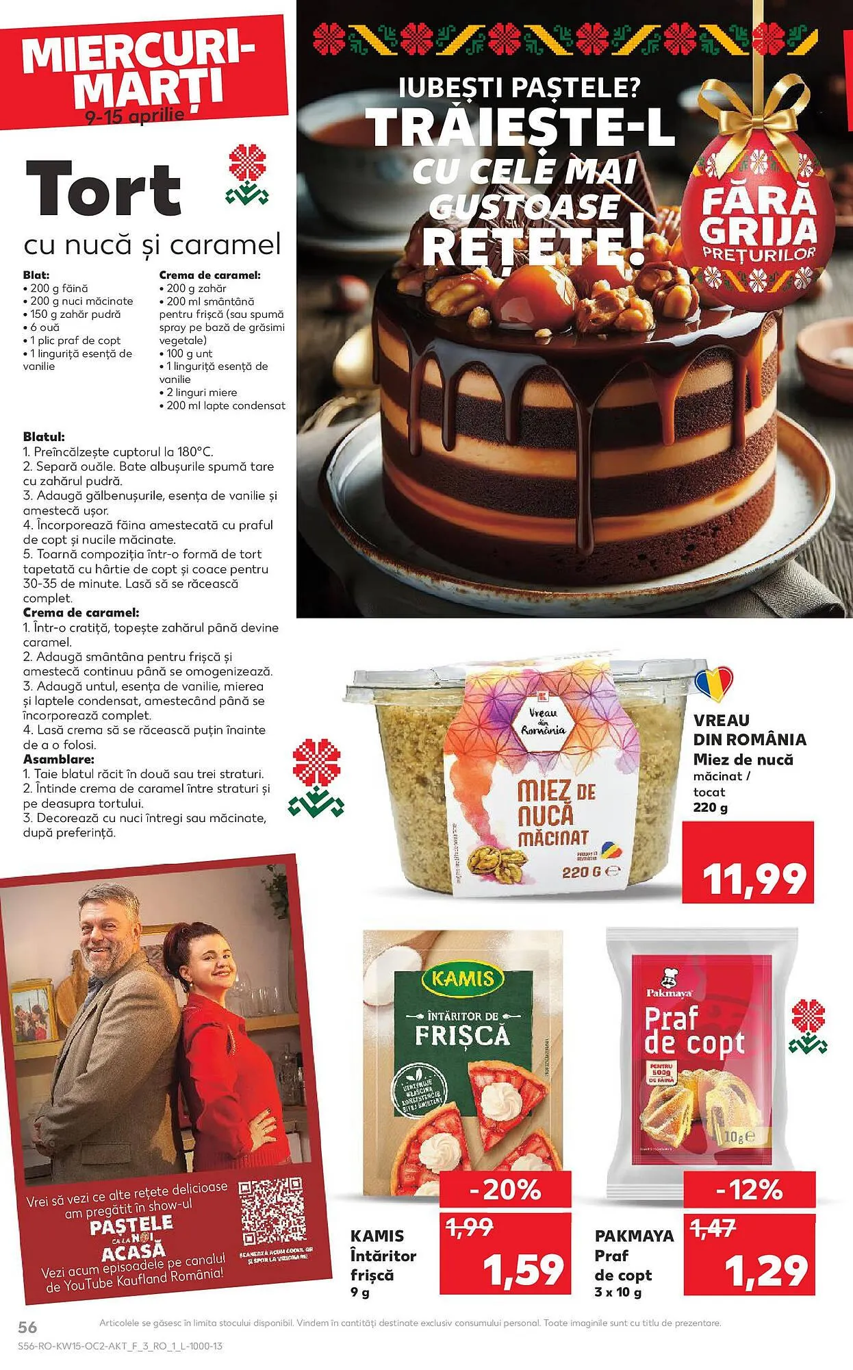 Catalog Catalog Kaufland de la 9 aprilie până la 15 aprilie 2025 - Revista Pagina 56