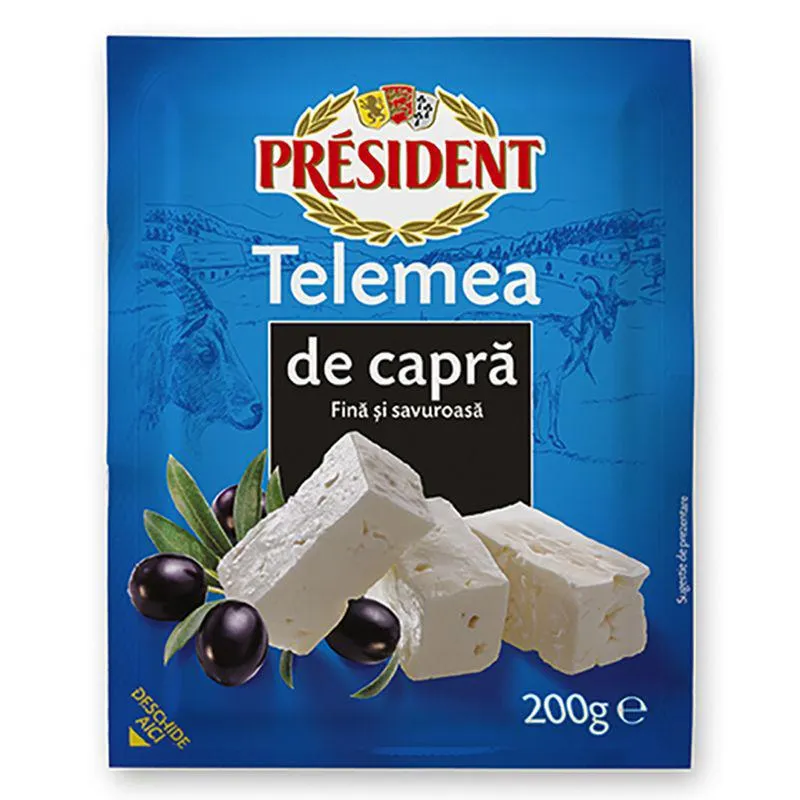 Telemea de capra President, 200 g