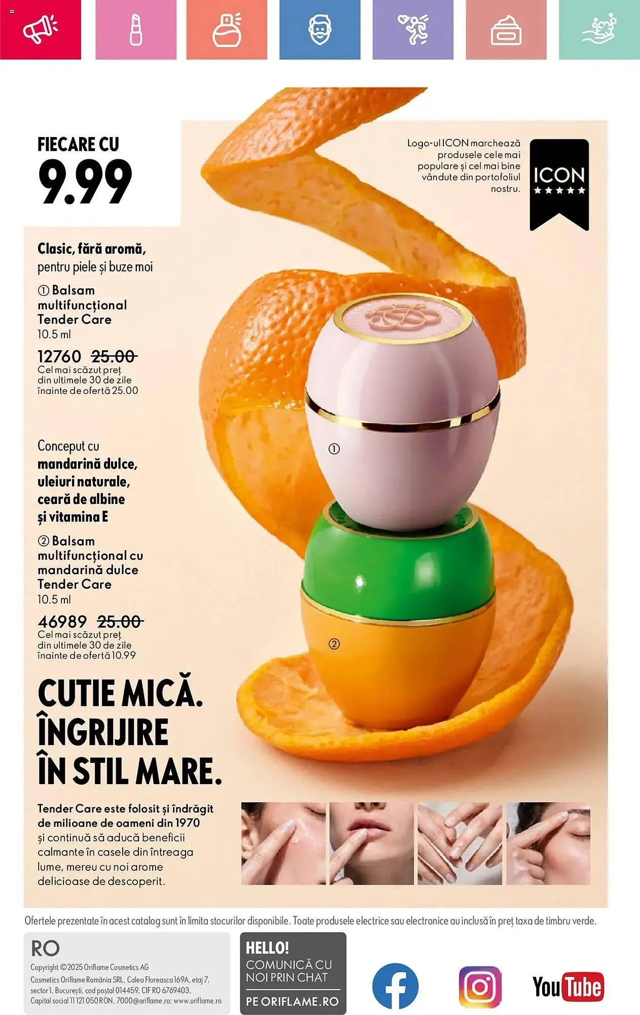 Catalog Catalog Oriflame de la 26 iulie până la 19 august 2025 - Revista Pagina 164