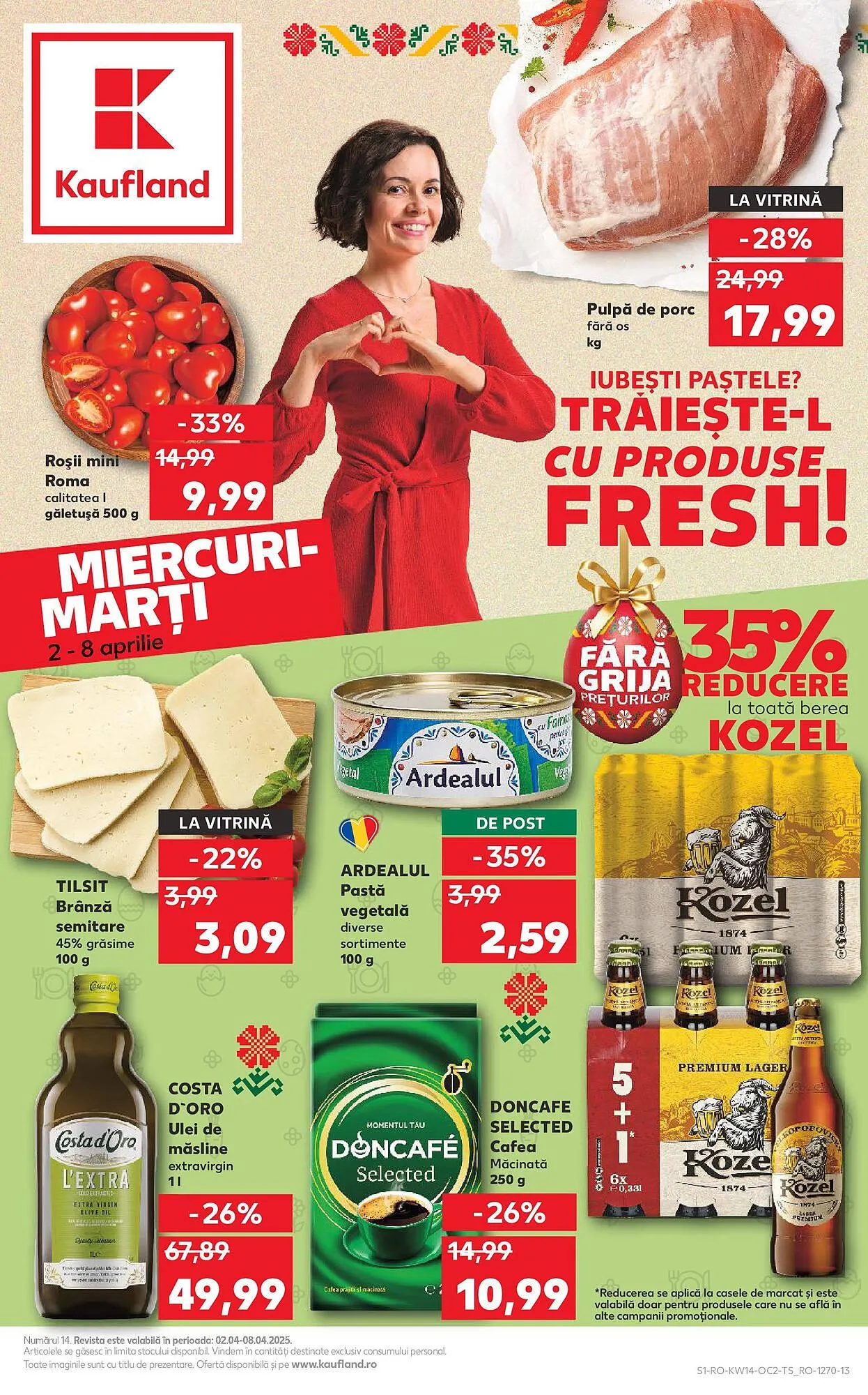 Catalog Catalog Kaufland de la 2 aprilie până la 8 aprilie 2025 - Revista Pagina 1