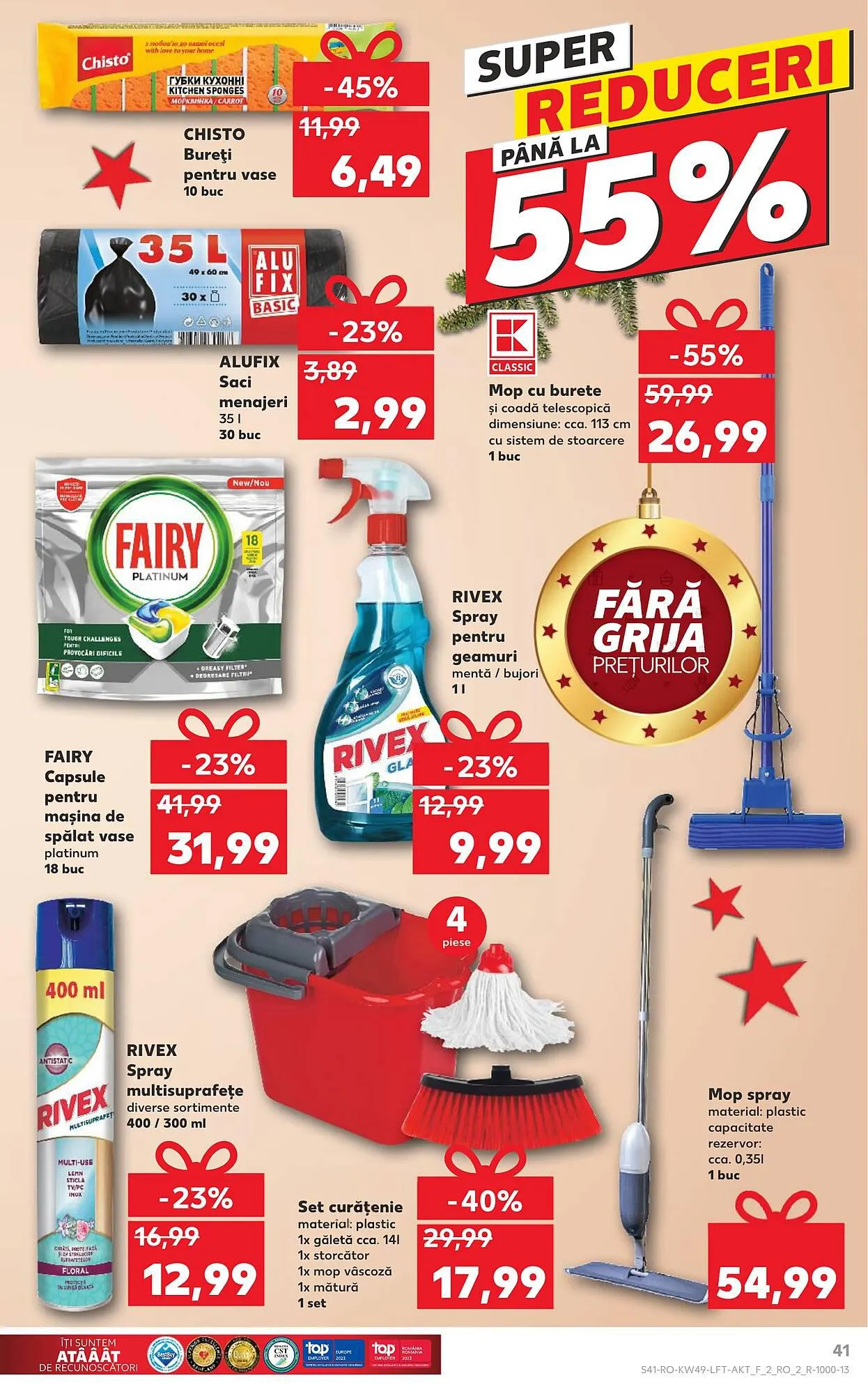 Catalog Kaufland catalog de la 6 decembrie până la 12 decembrie 2023 - Revista Pagina 41