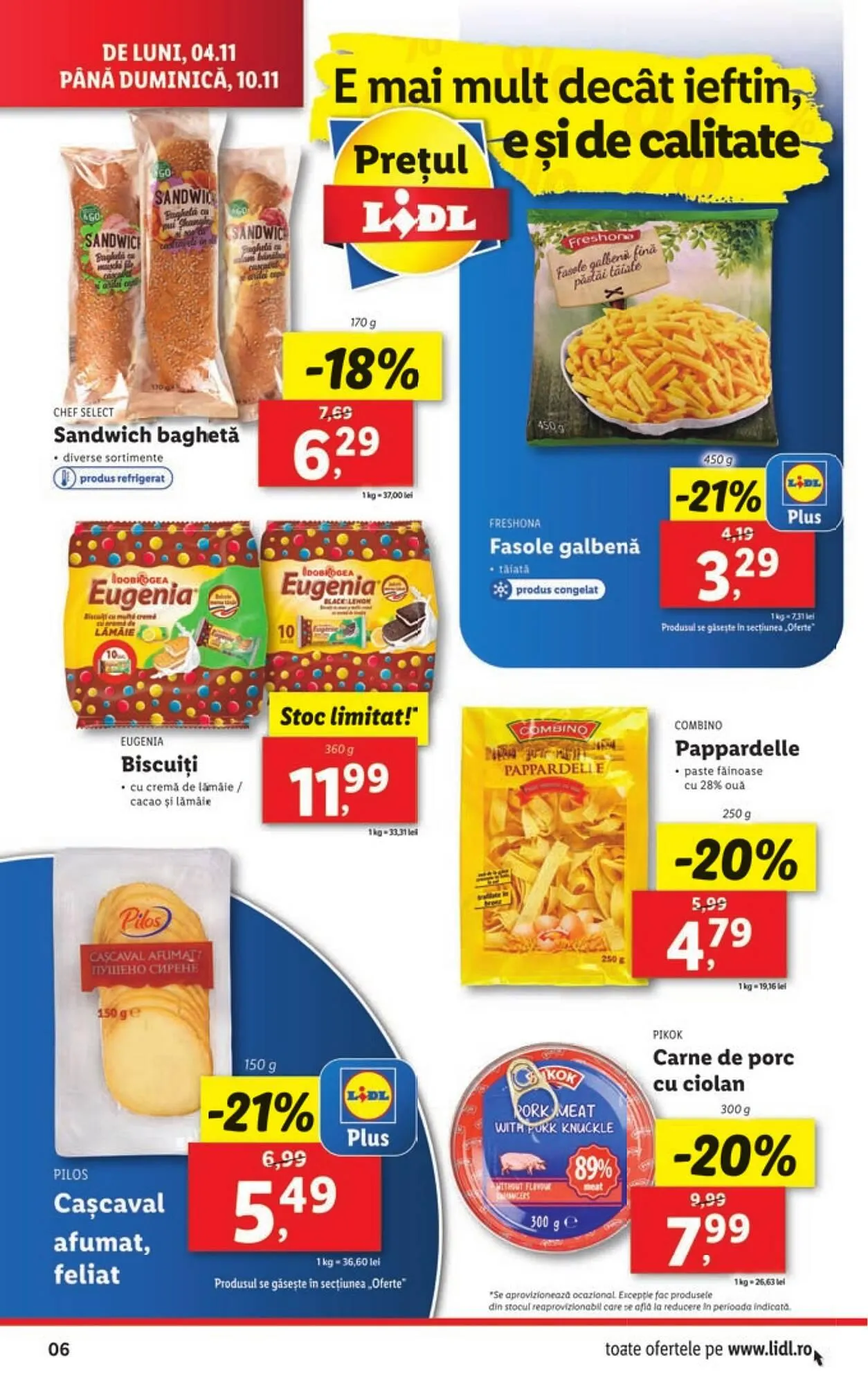 Catalog Catalog Lidl de la 4 noiembrie până la 10 noiembrie 2024 - Revista Pagina 6