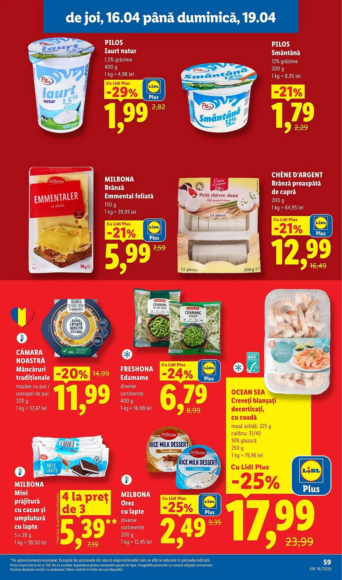Catalog Catalog Lidl de la 14 aprilie până la 19 aprilie 2026 - Revista Pagina 59