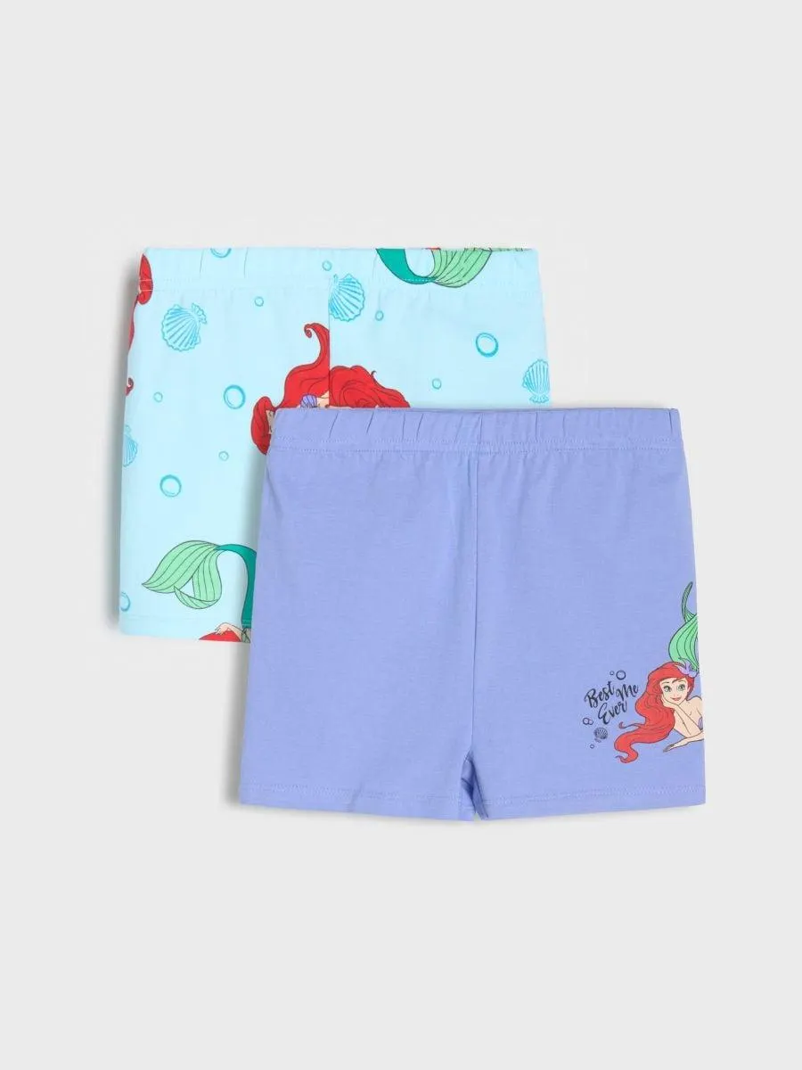 Set de 2 perechi de pantaloni scurți Disney Princess