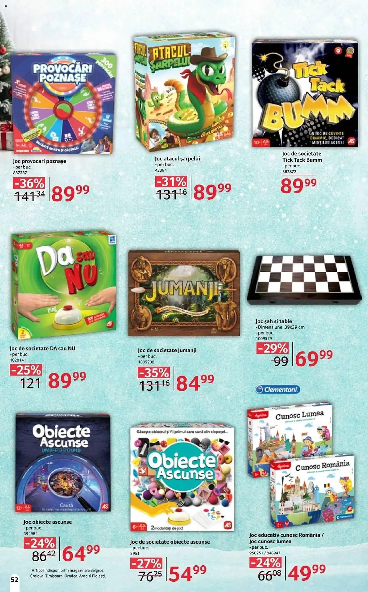 Catalog Catalog Selgros de la 13 noiembrie până la 5 decembrie 2025 - Revista Pagina 52