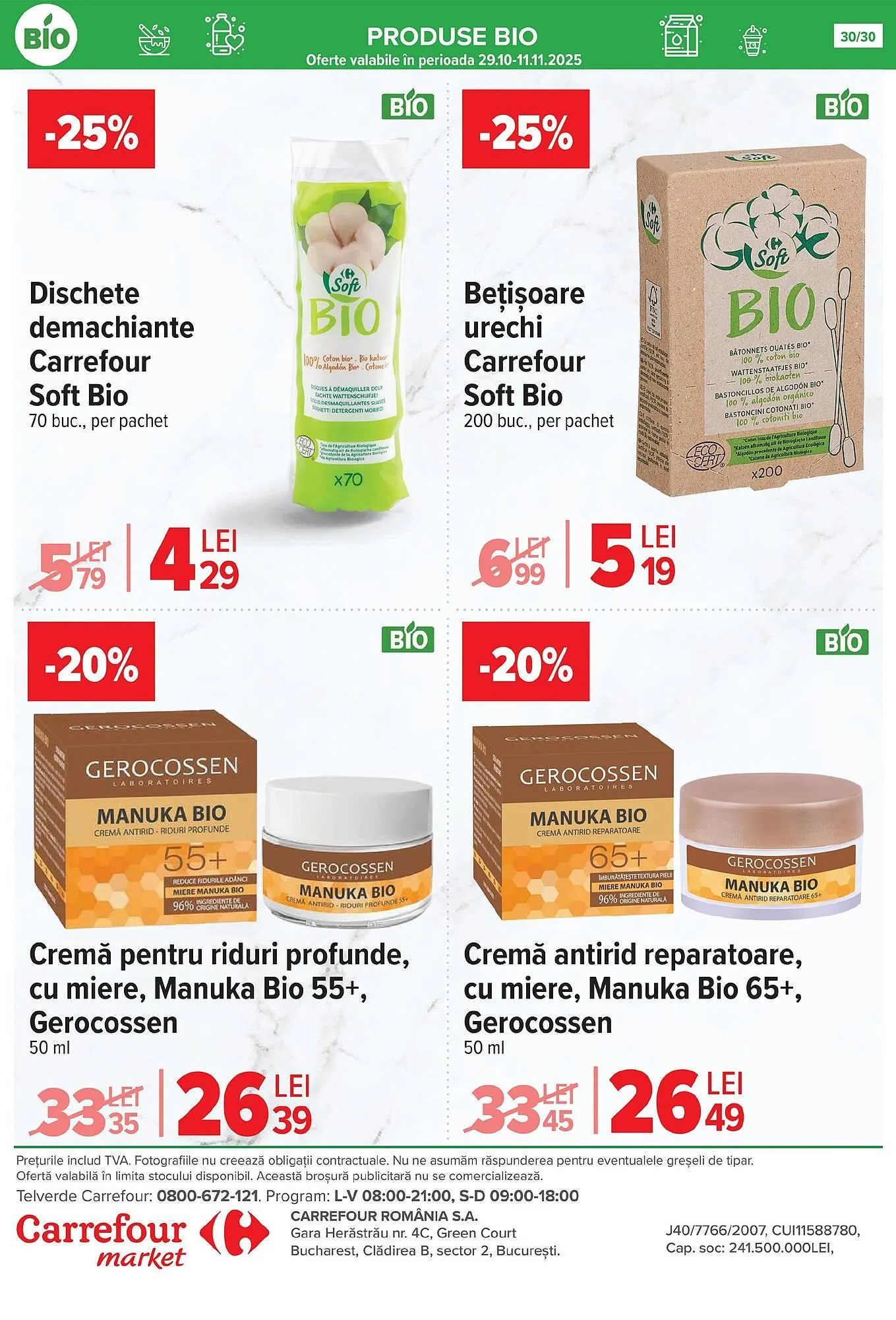 Catalog Catalog Carrefour Market de la 5 noiembrie până la 11 noiembrie 2025 - Revista Pagina 30