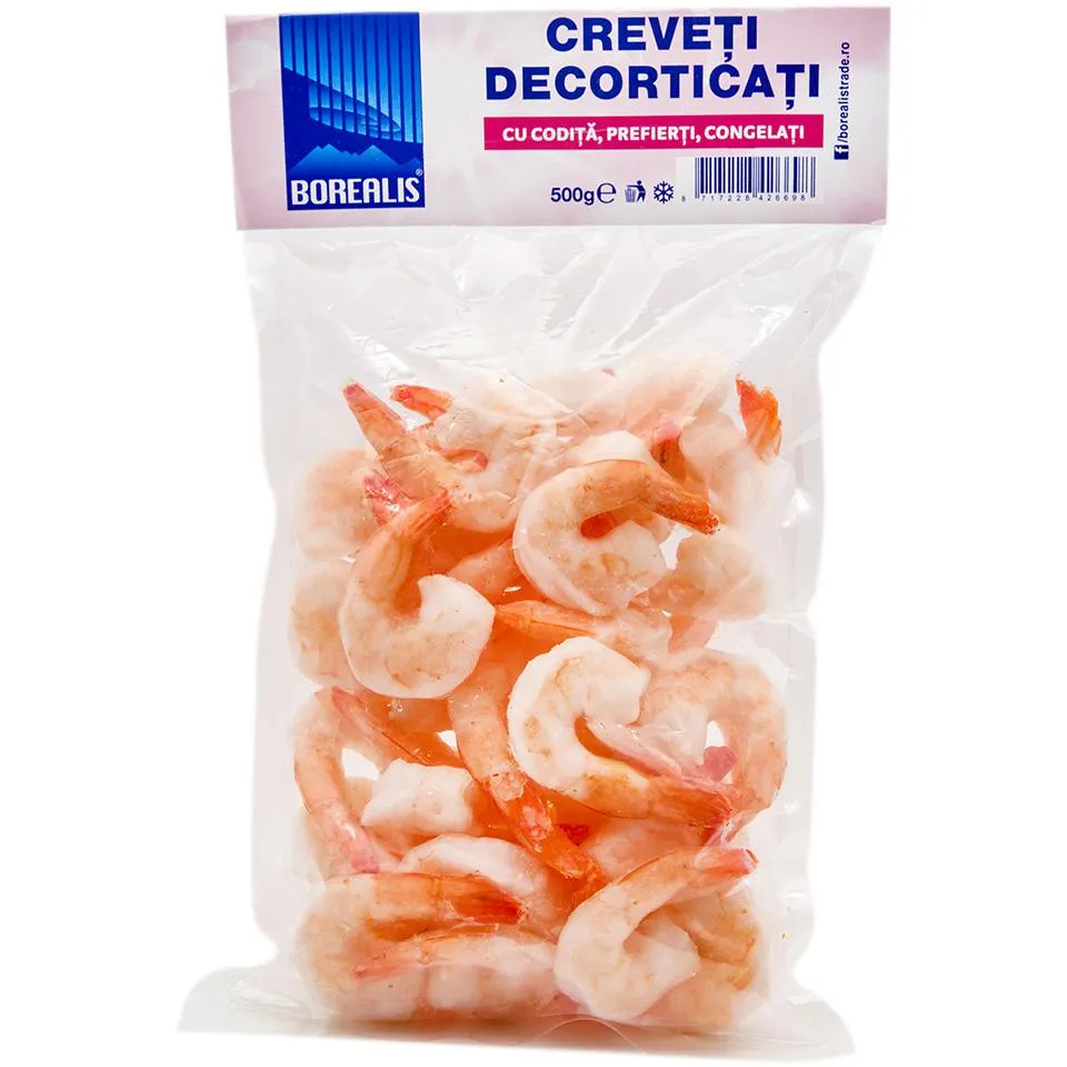 Borealis | Creveti decorticati cu codita, prefierti 500g