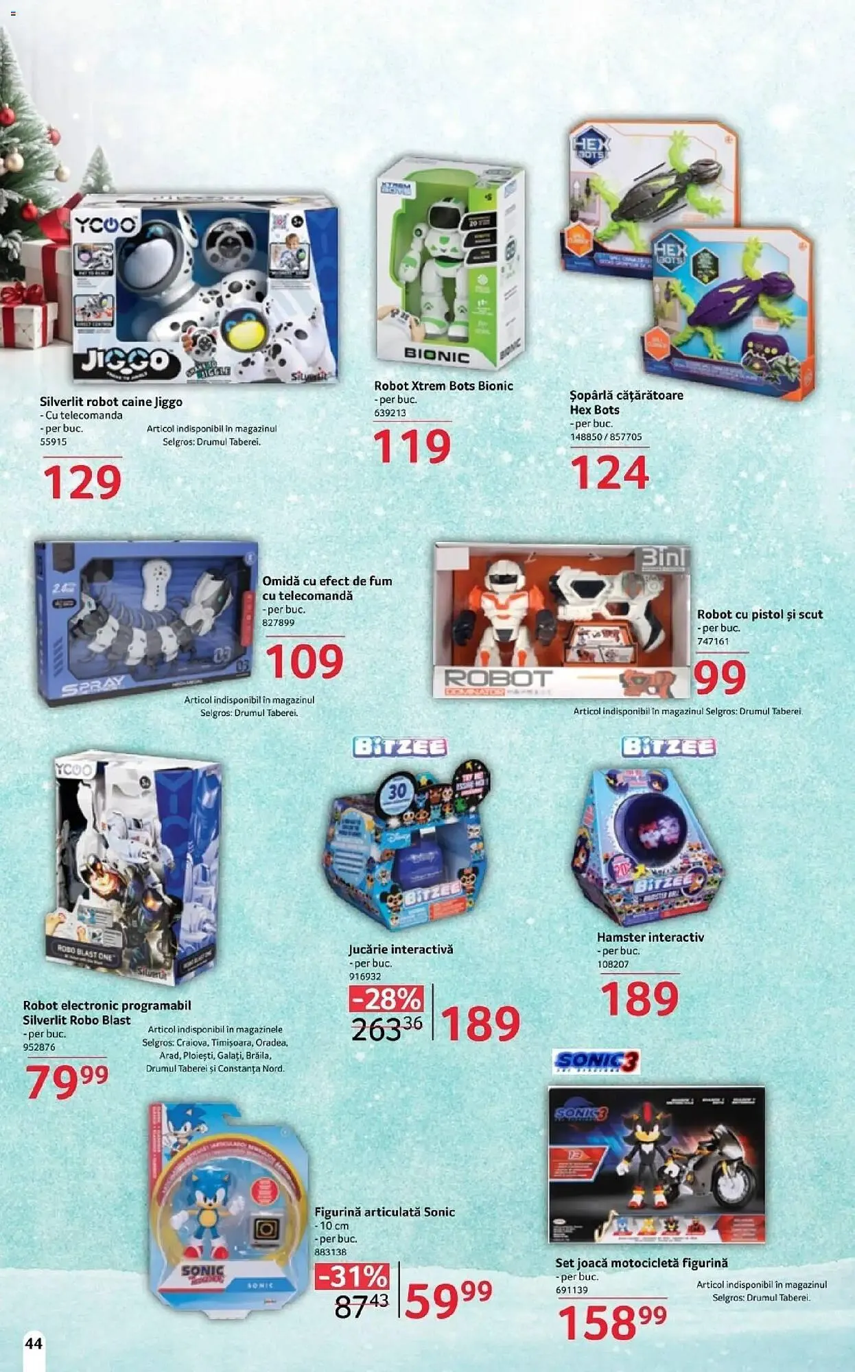 Catalog Catalog Selgros de la 13 noiembrie până la 5 decembrie 2025 - Revista Pagina 44